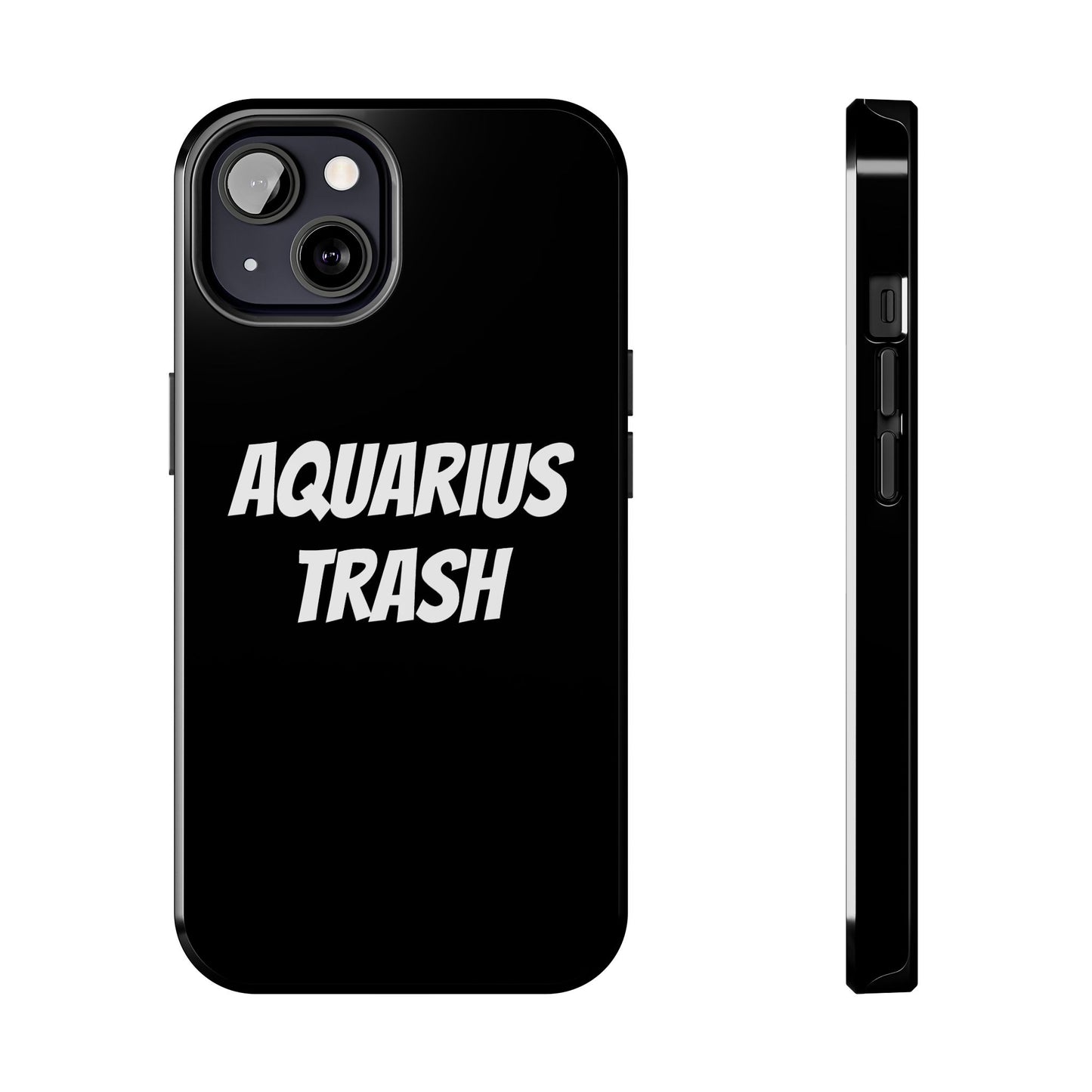 aquarius trash phone case