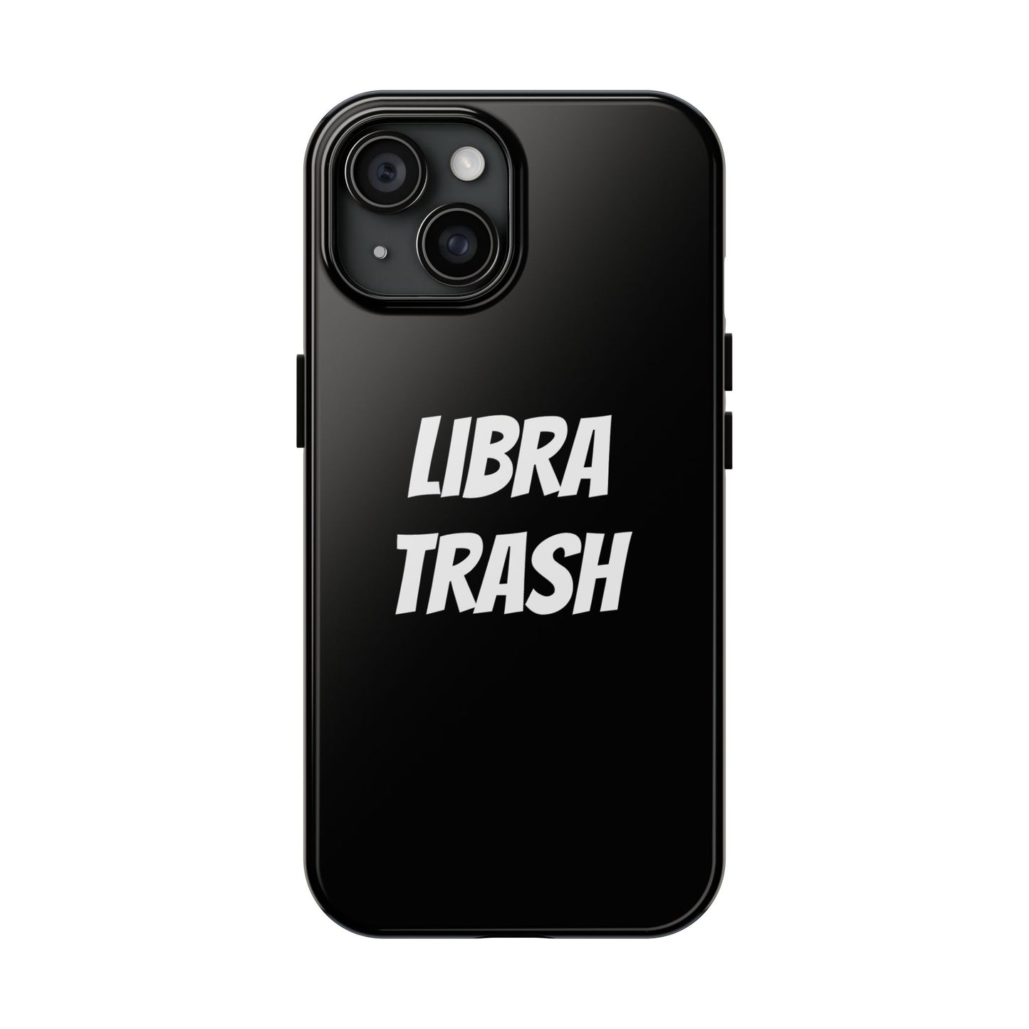 libra trash phone case