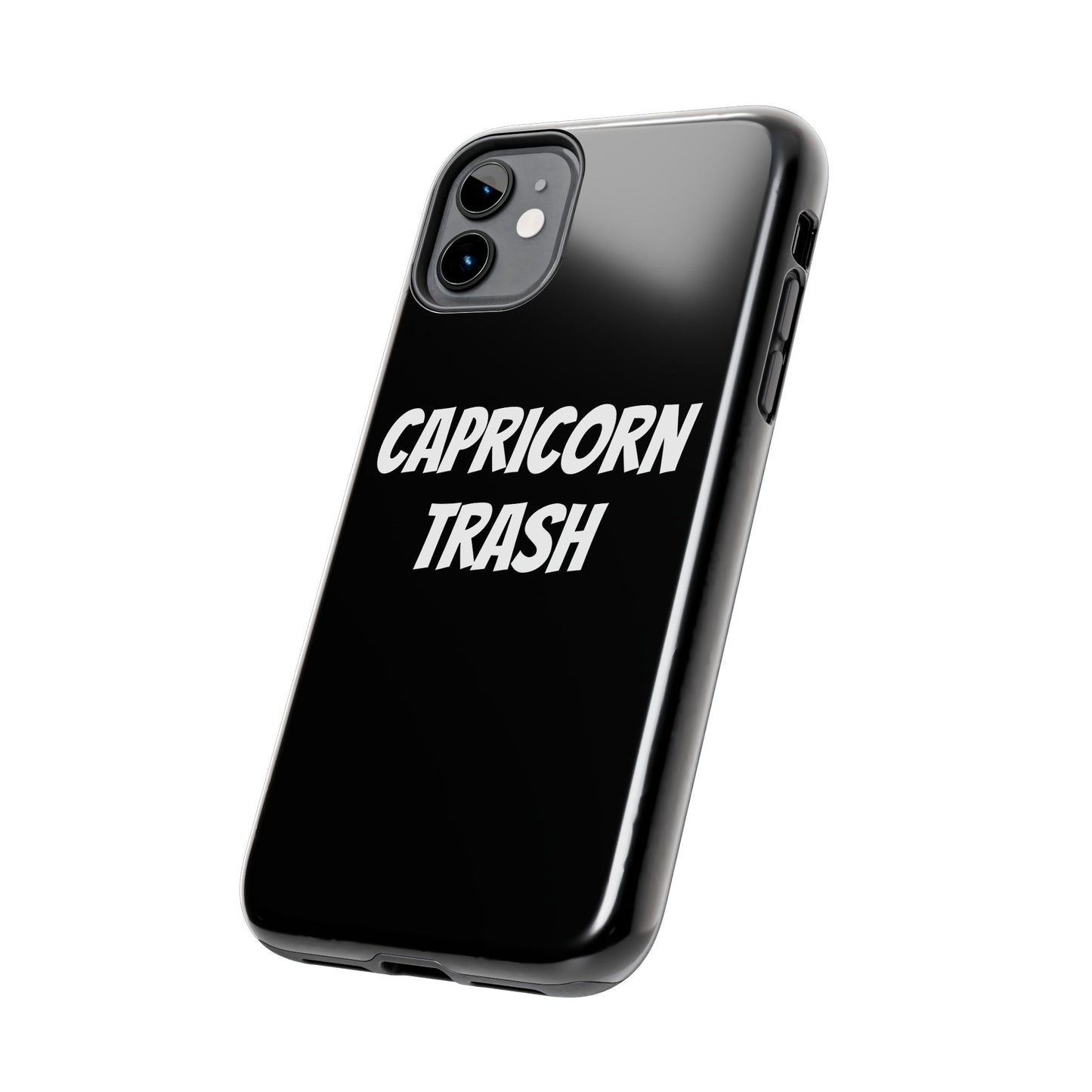 capricorn trash phone case