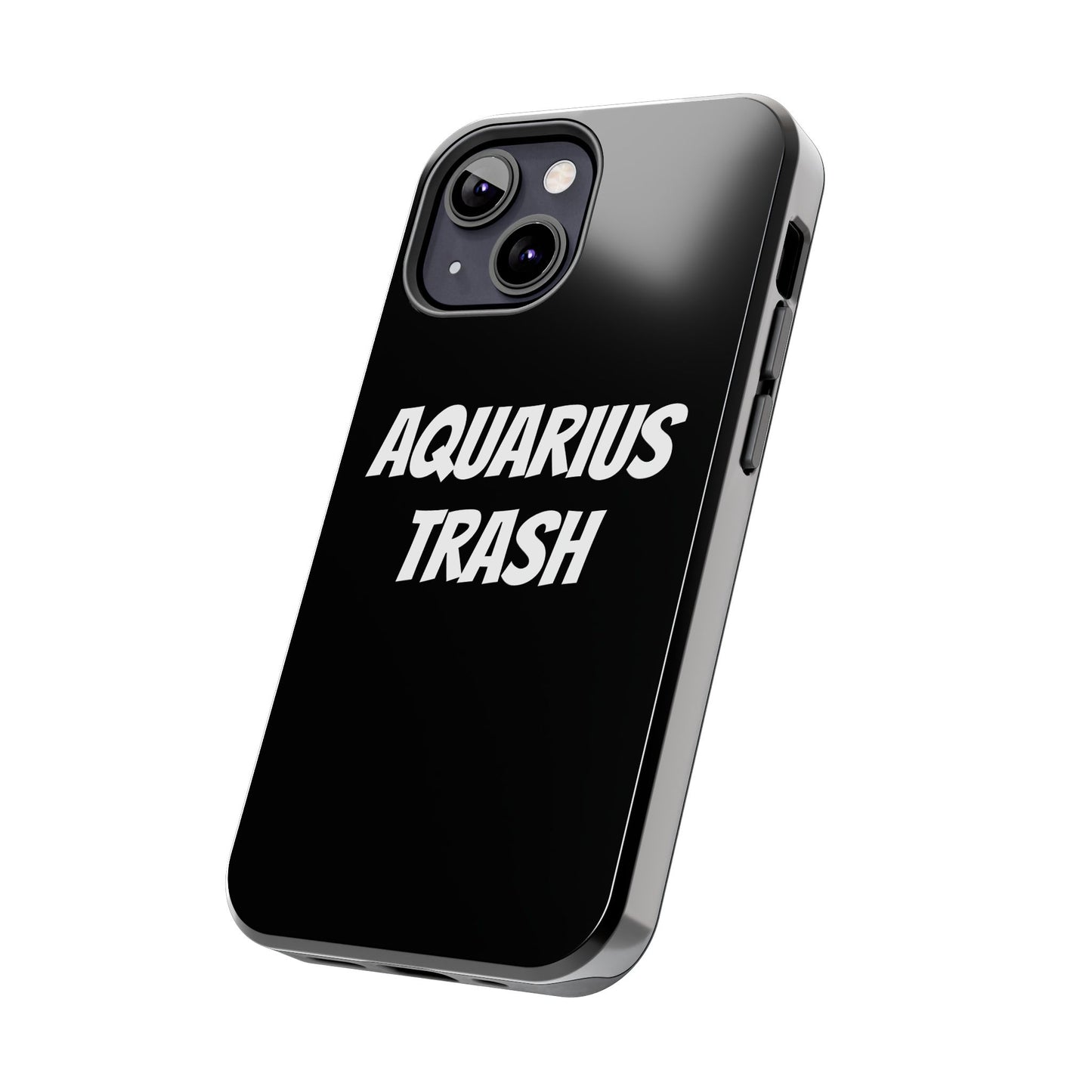 aquarius trash phone case