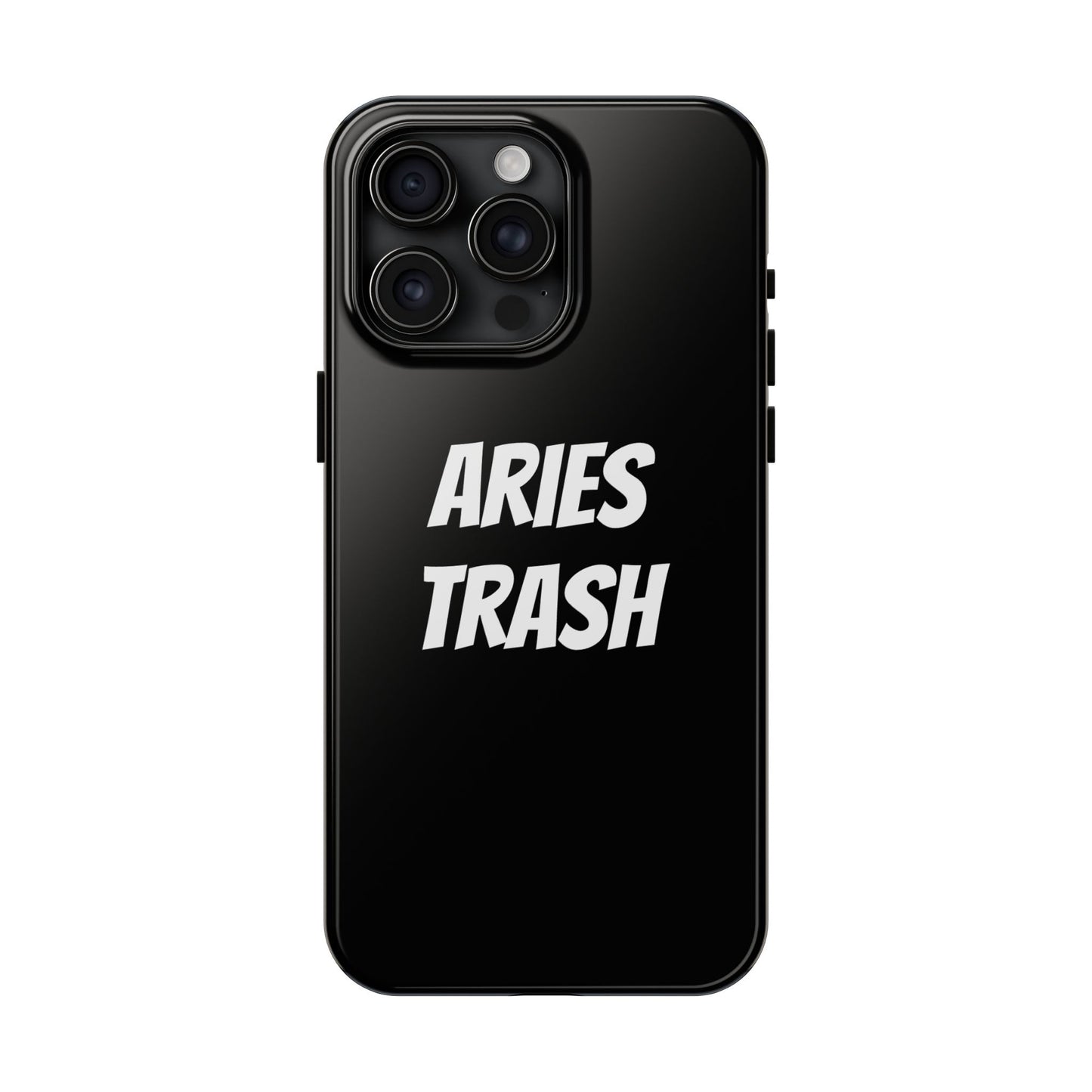 aries trash phone case