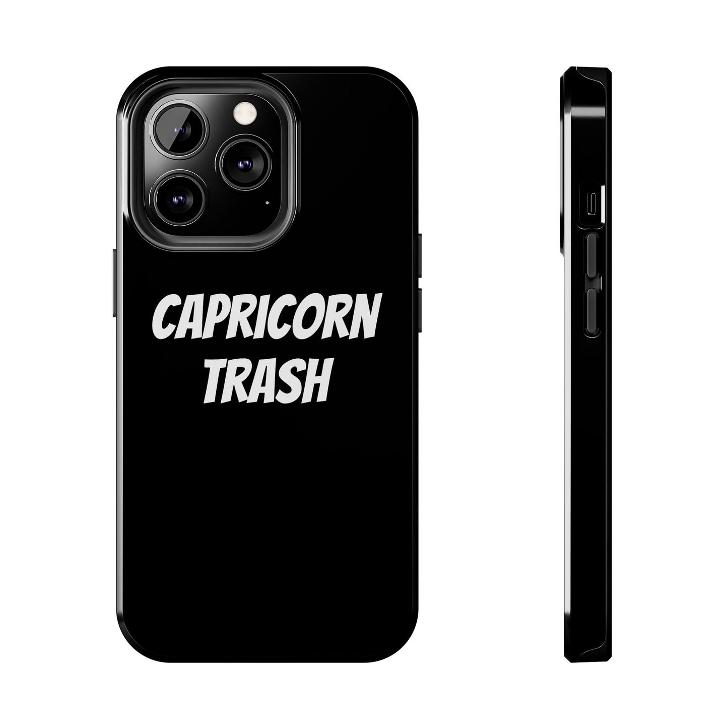 capricorn trash phone case