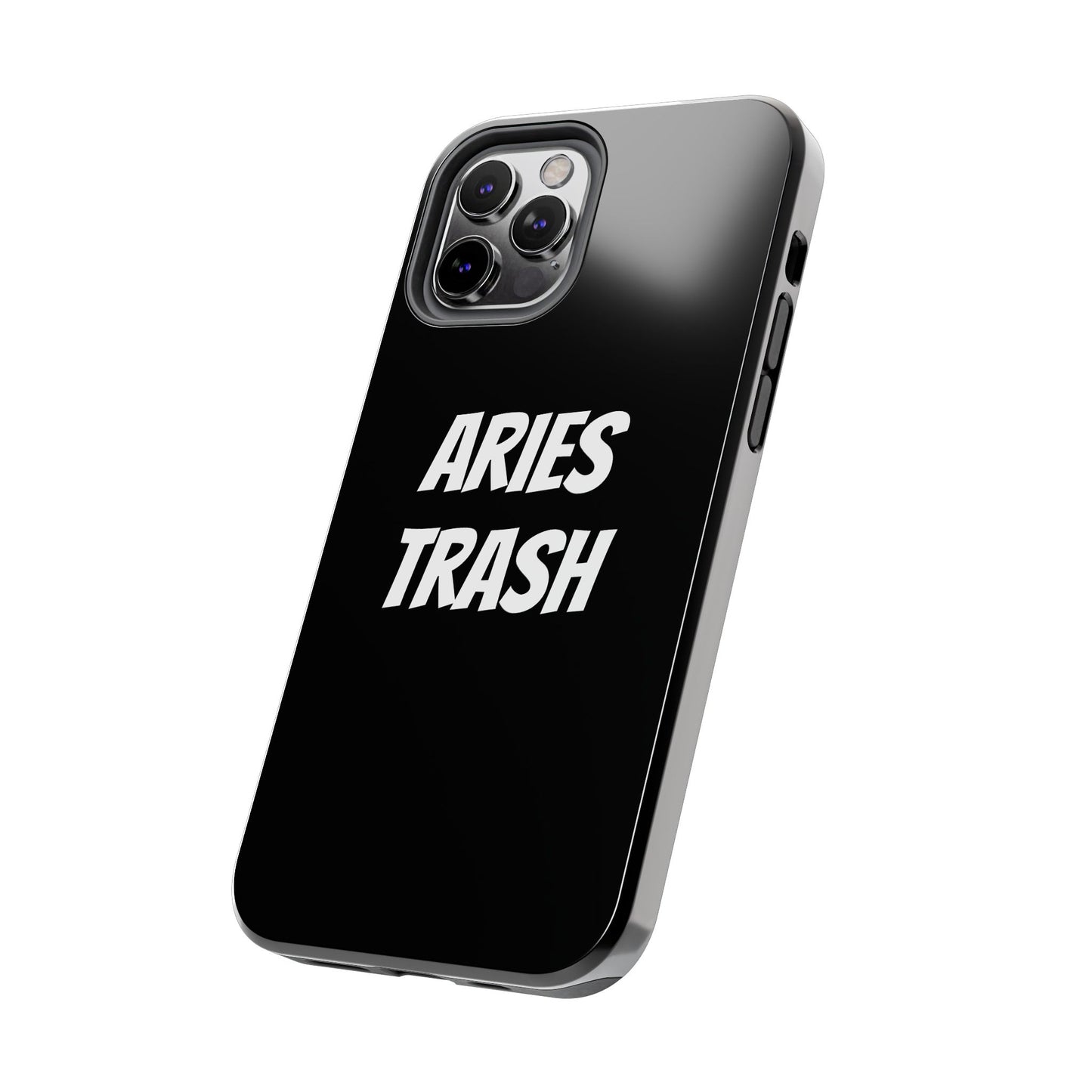 aries trash phone case