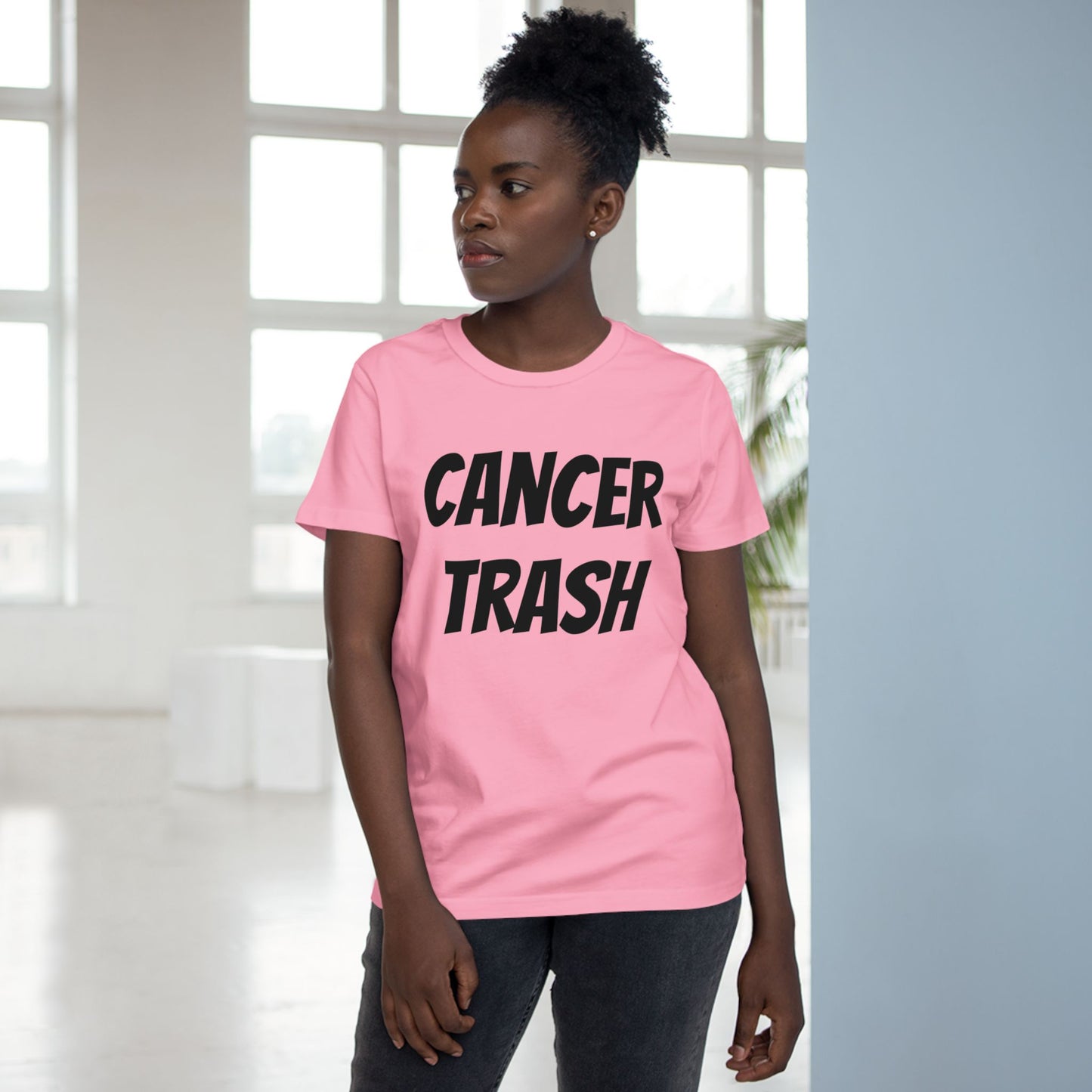 cancer trash women’s tee