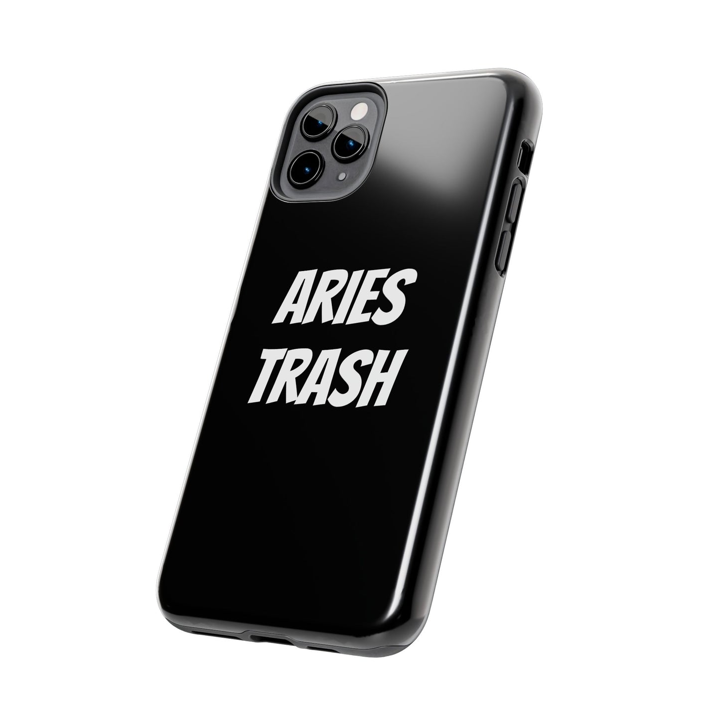 aries trash phone case
