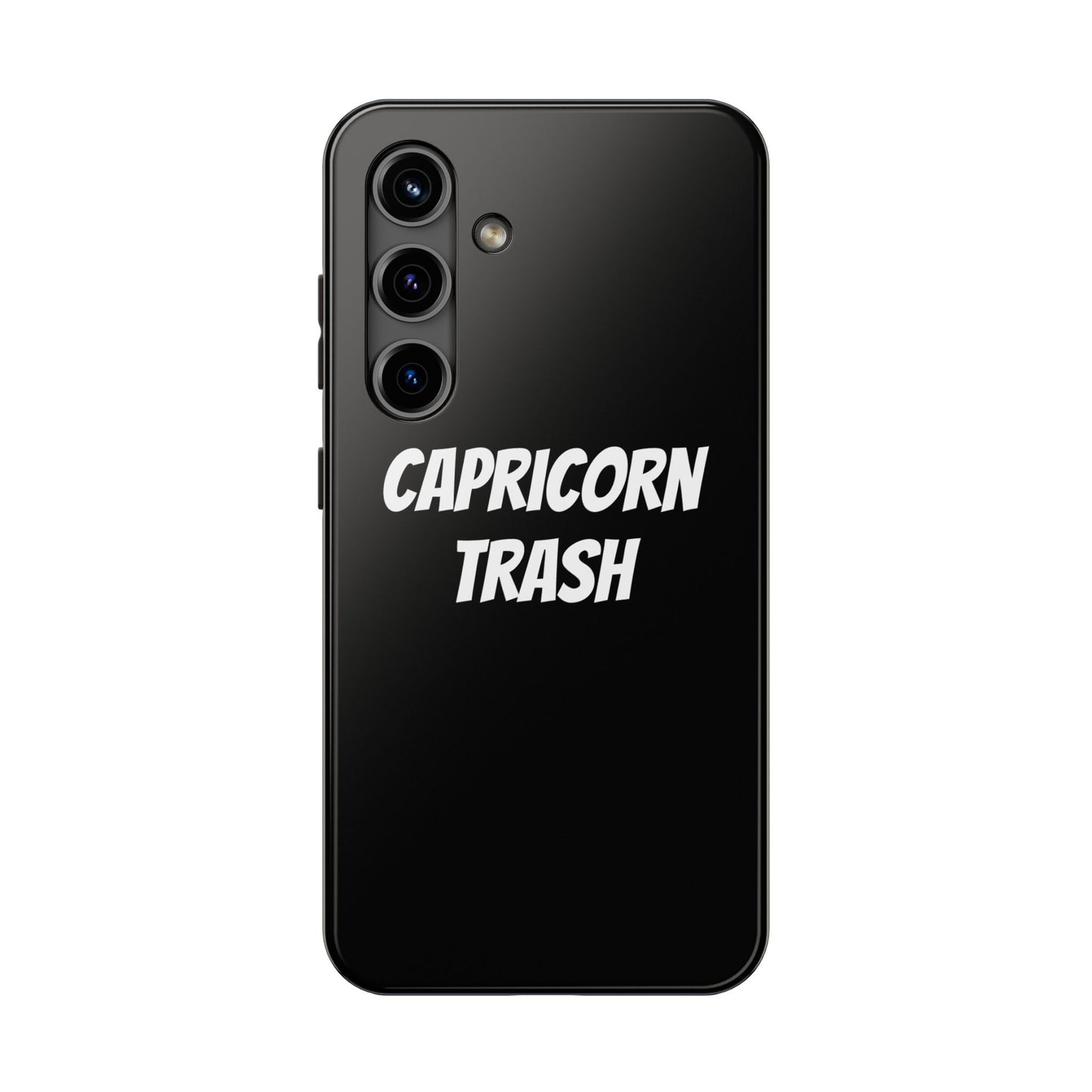 capricorn trash phone case
