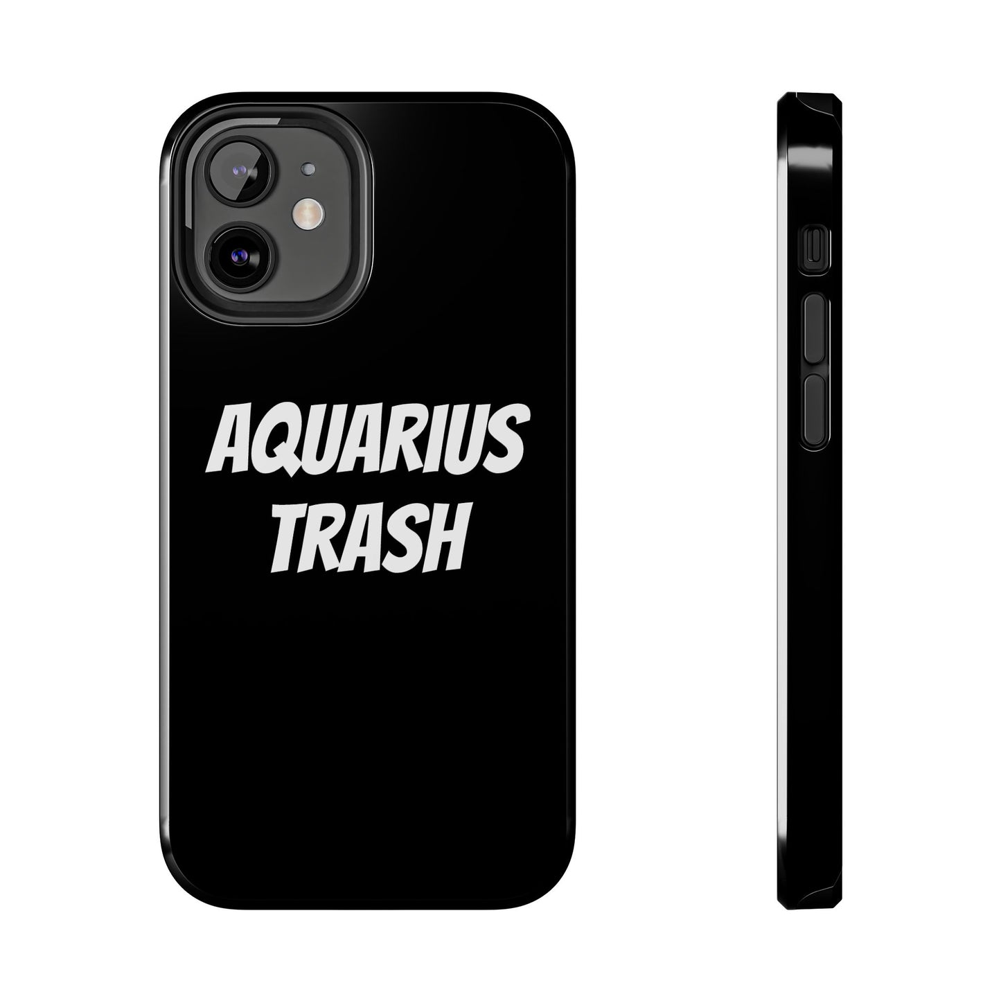 aquarius trash phone case