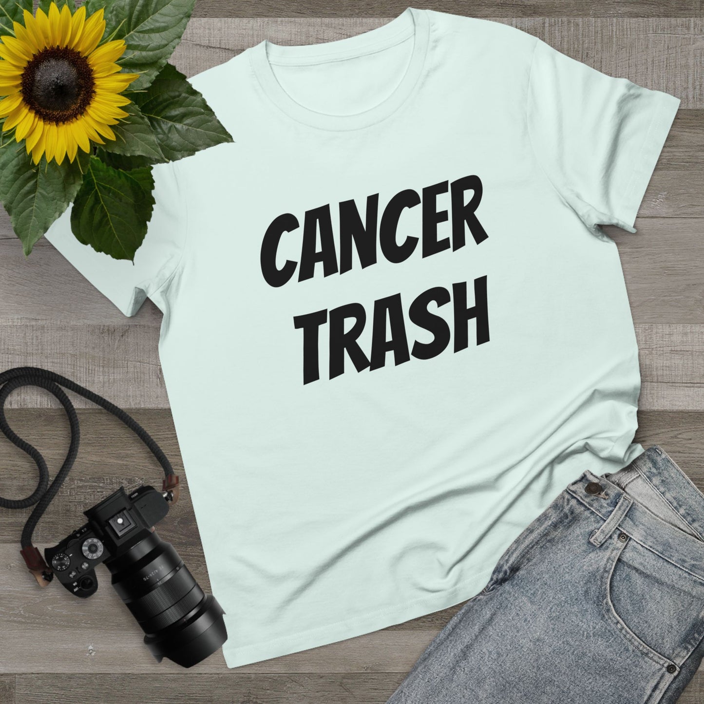 cancer trash women’s tee