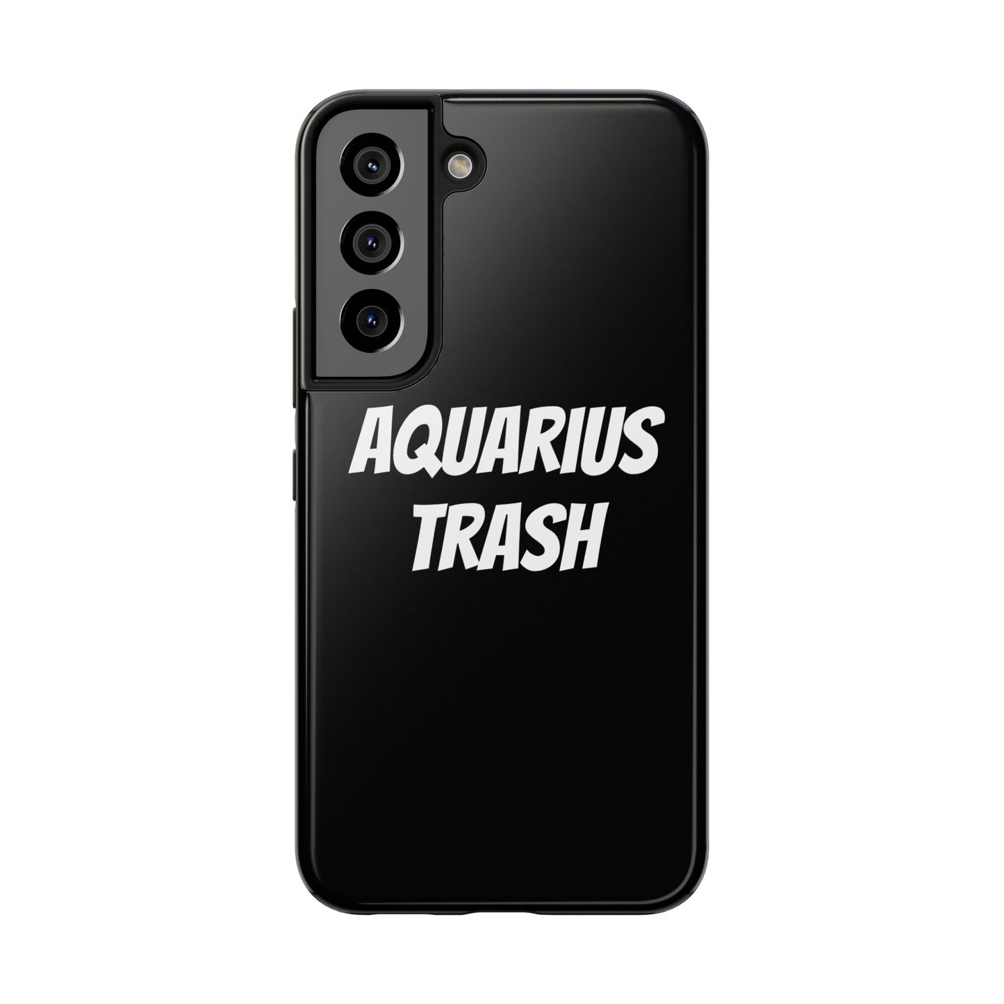 aquarius trash phone case