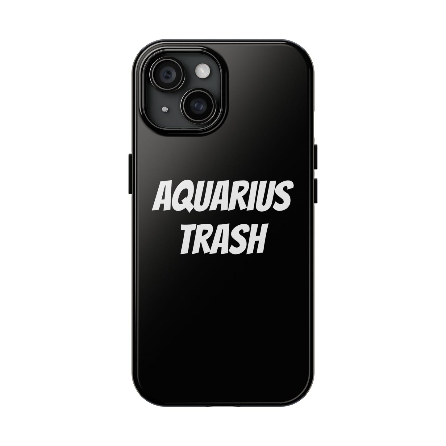 aquarius trash phone case