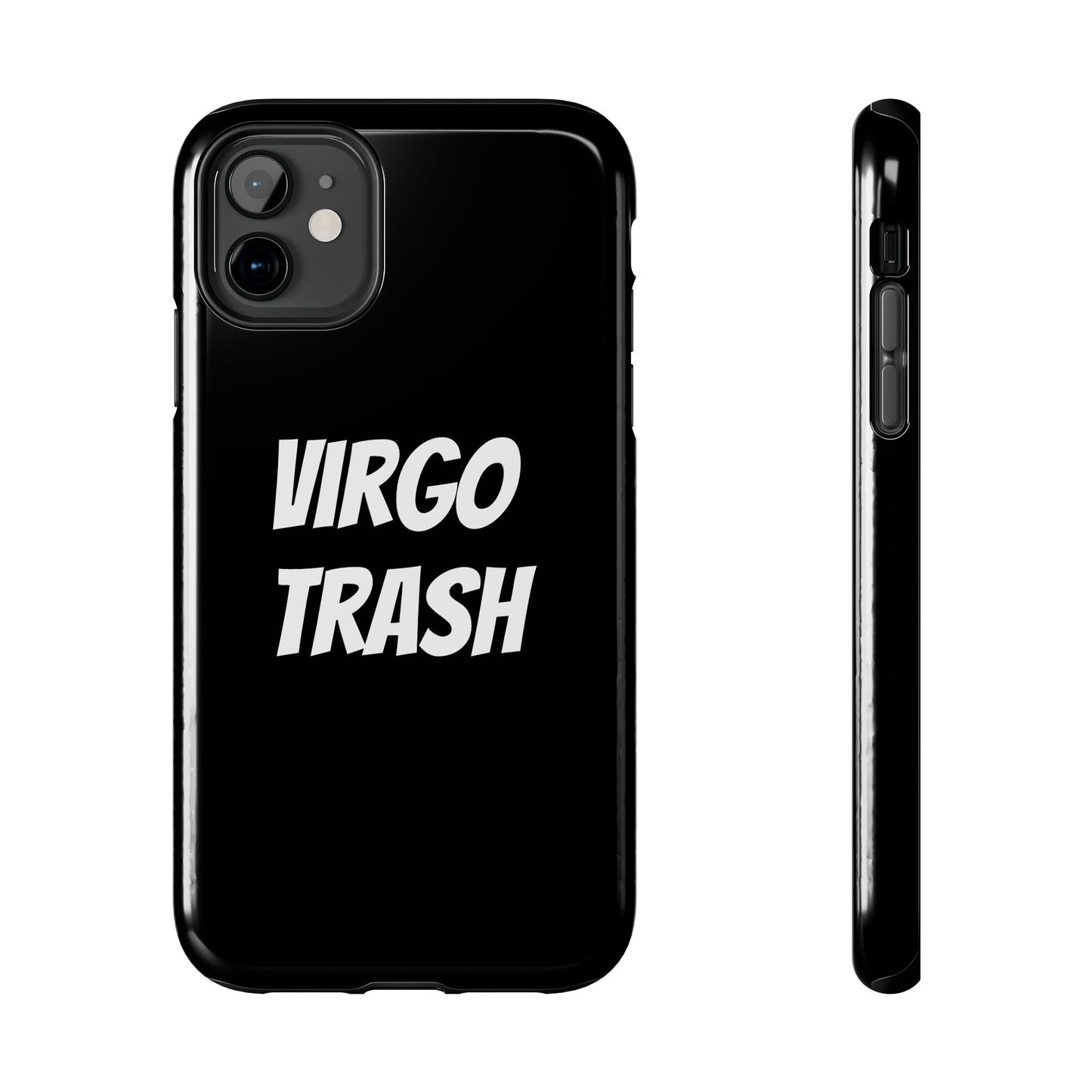 virgo trash phone case