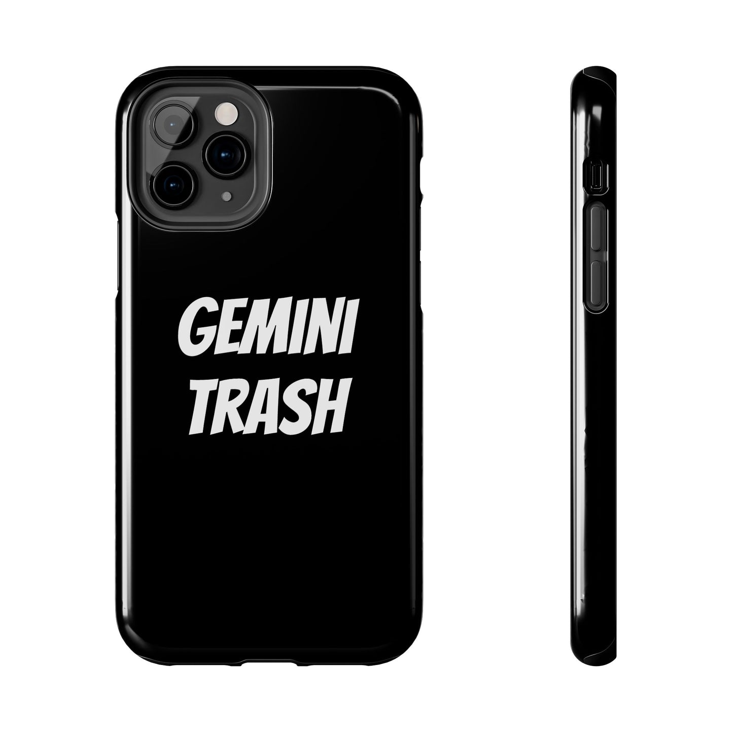 gemini trash phone case
