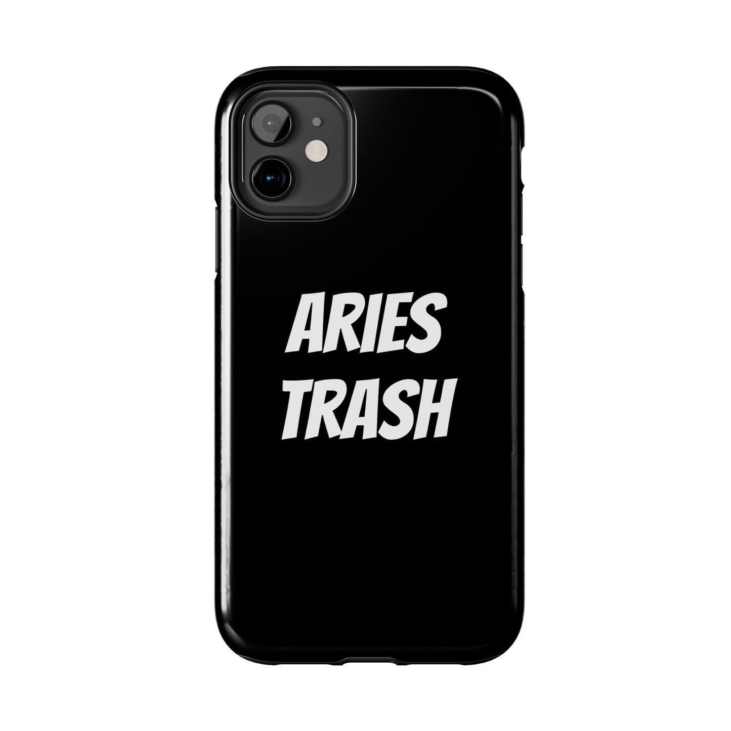 aries trash phone case