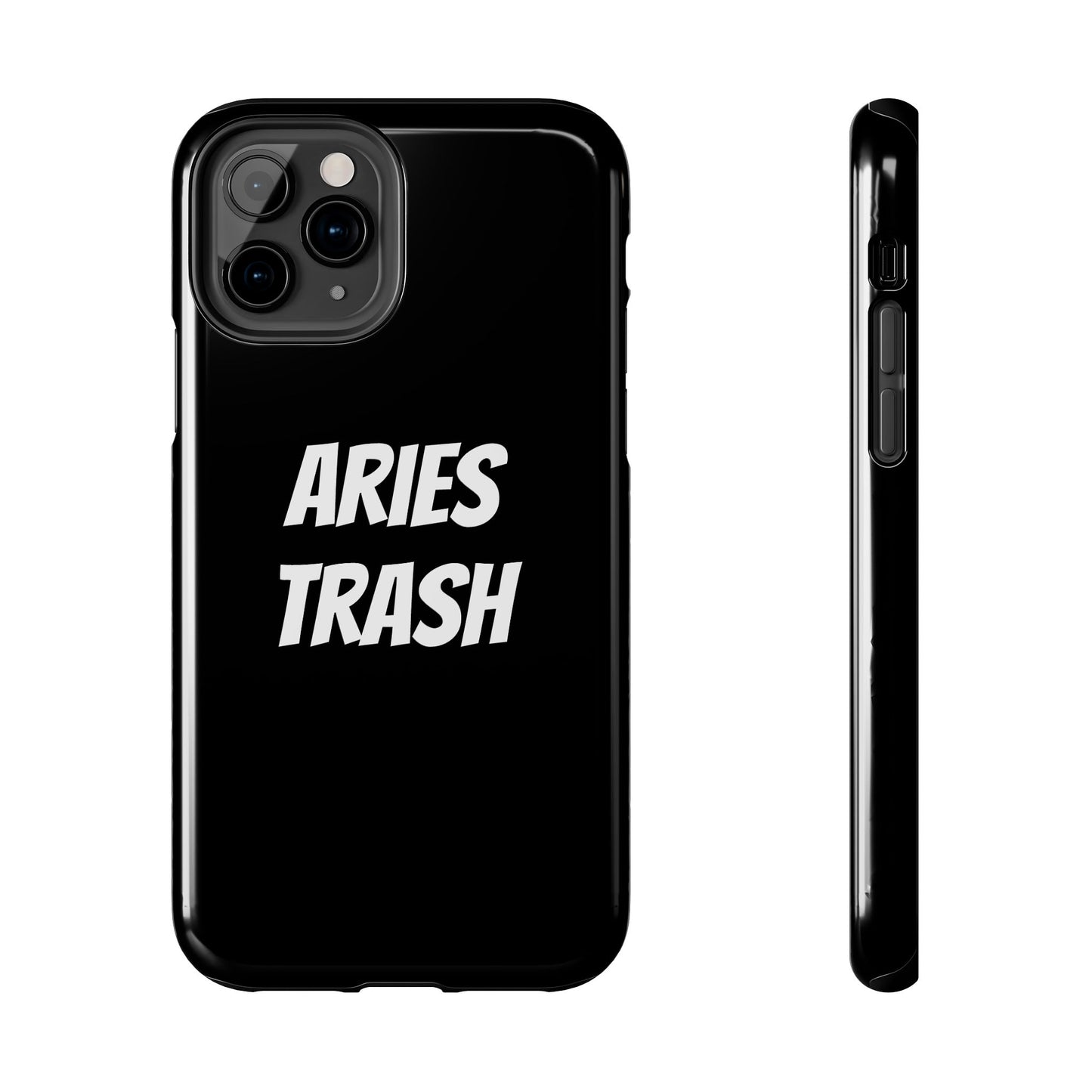 aries trash phone case