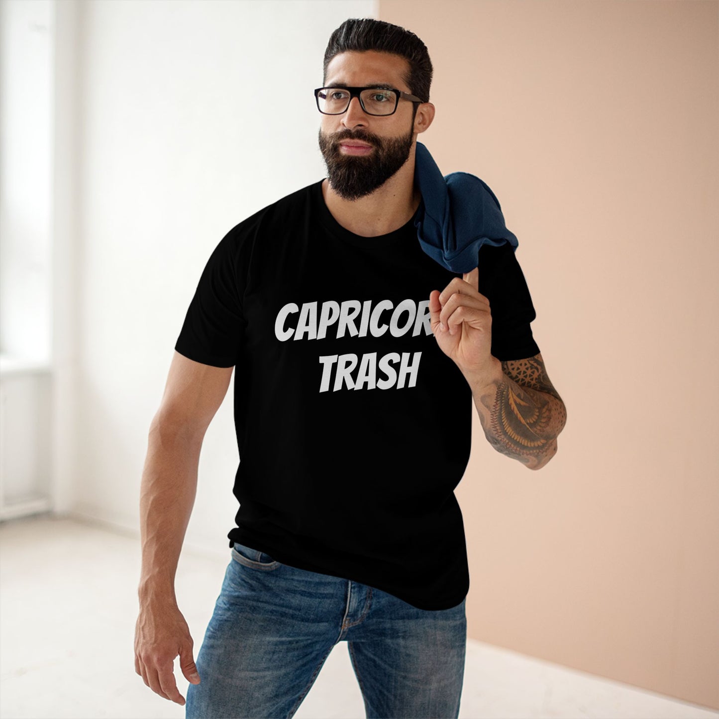 men's capricorn trash tee