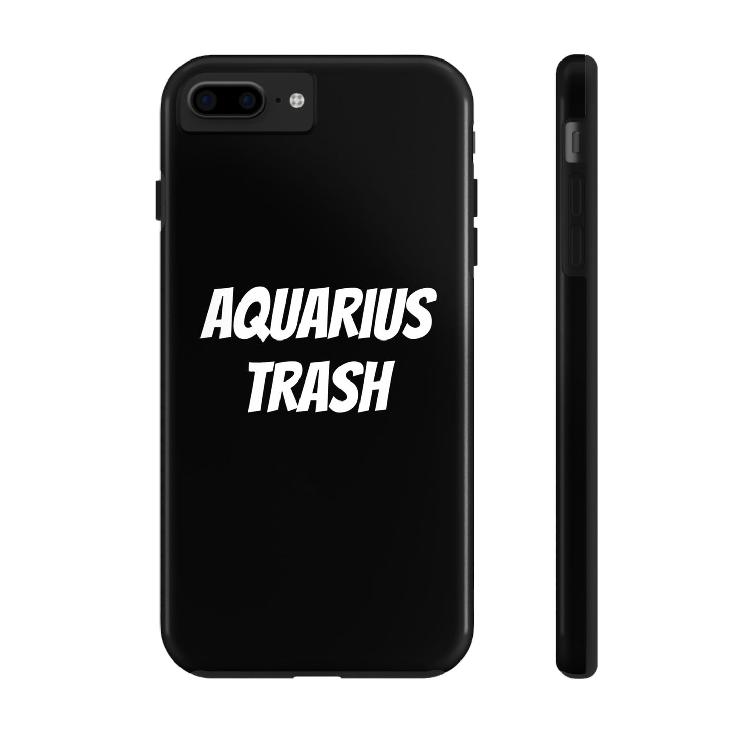 aquarius trash phone case