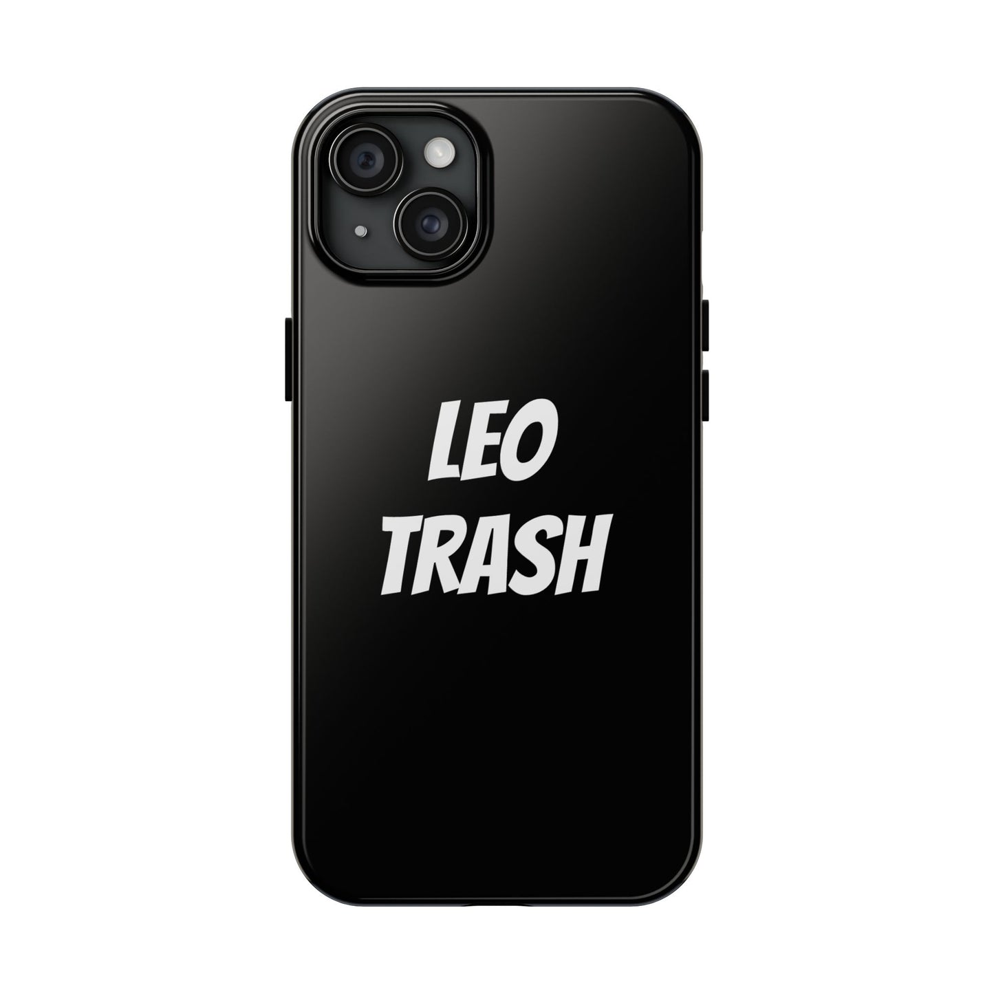 leo trash phone case