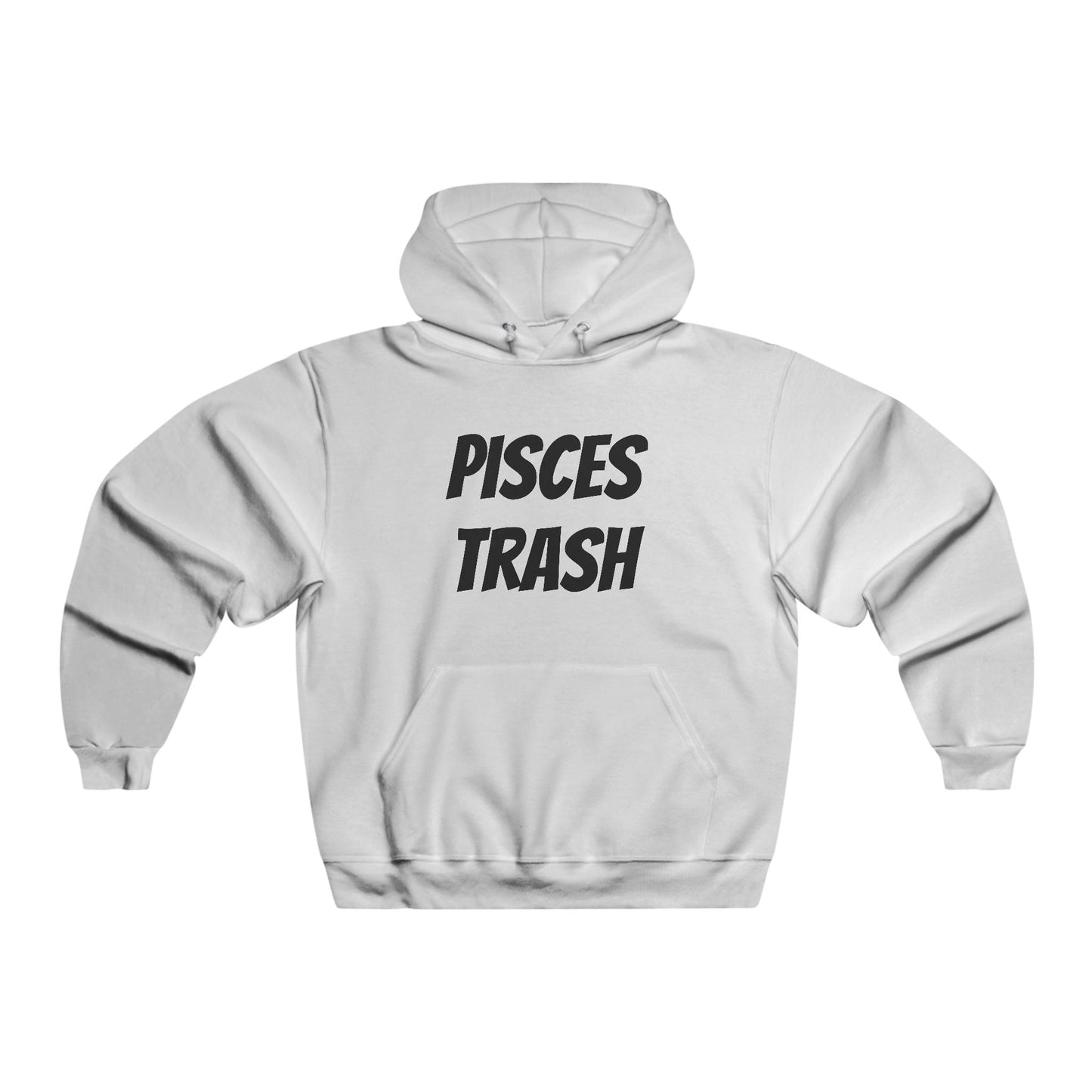pisces trash men's hoodie