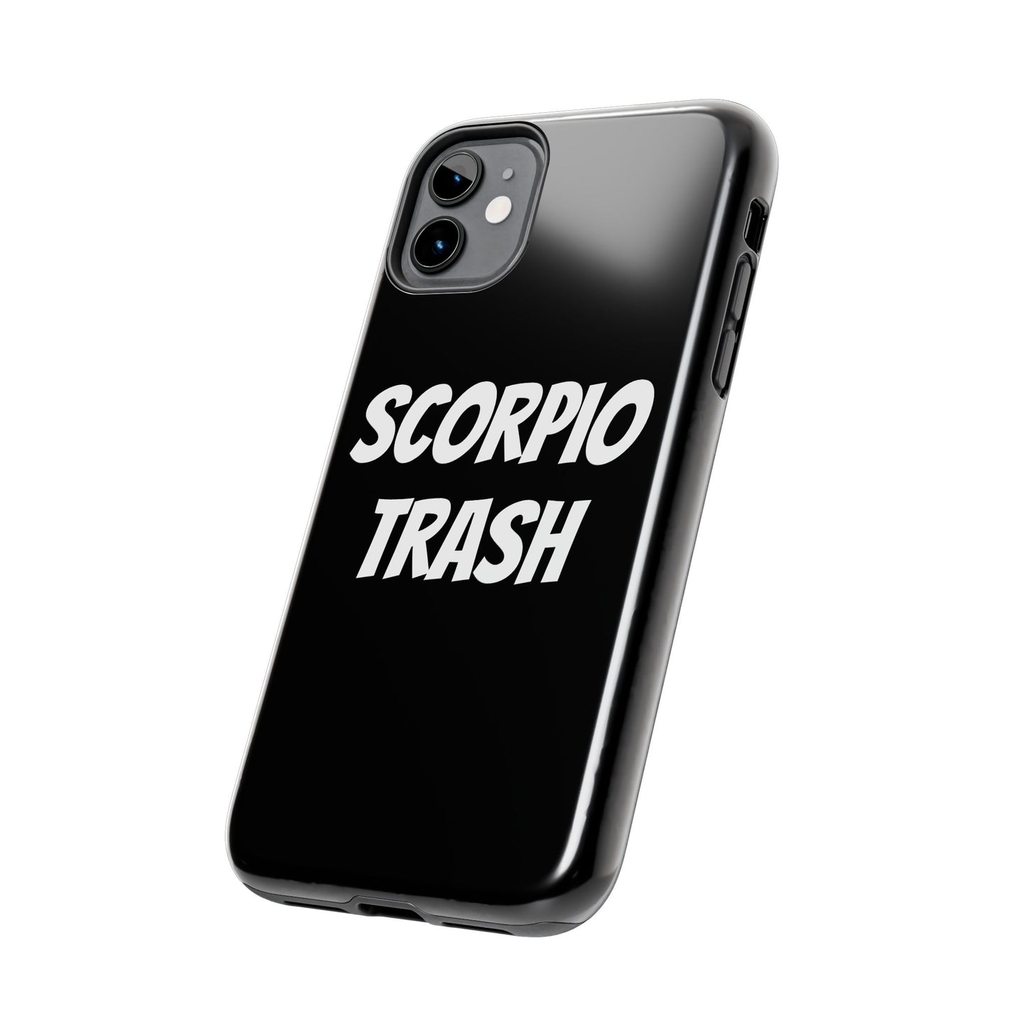 scorpio trash phone case
