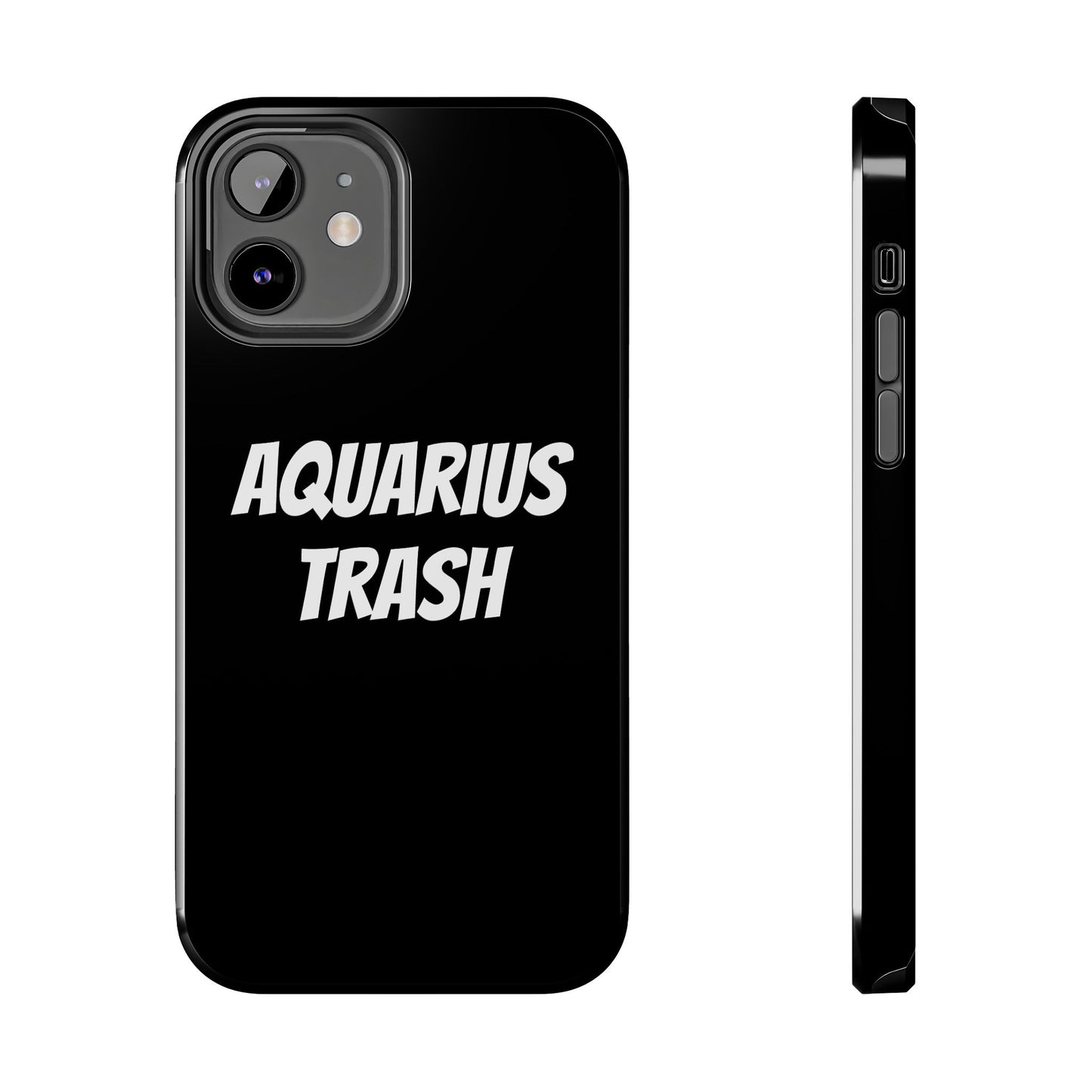 aquarius trash phone case