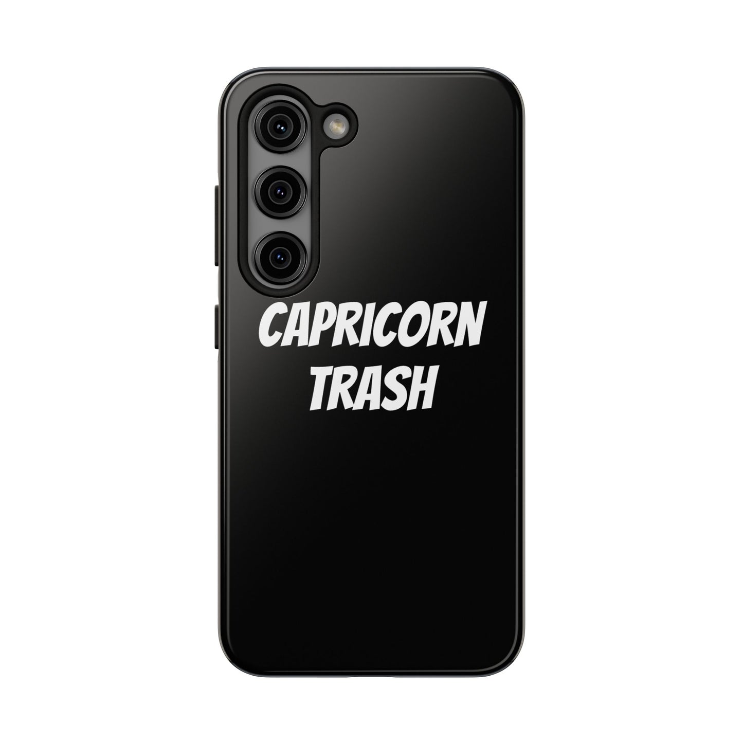 capricorn trash phone case