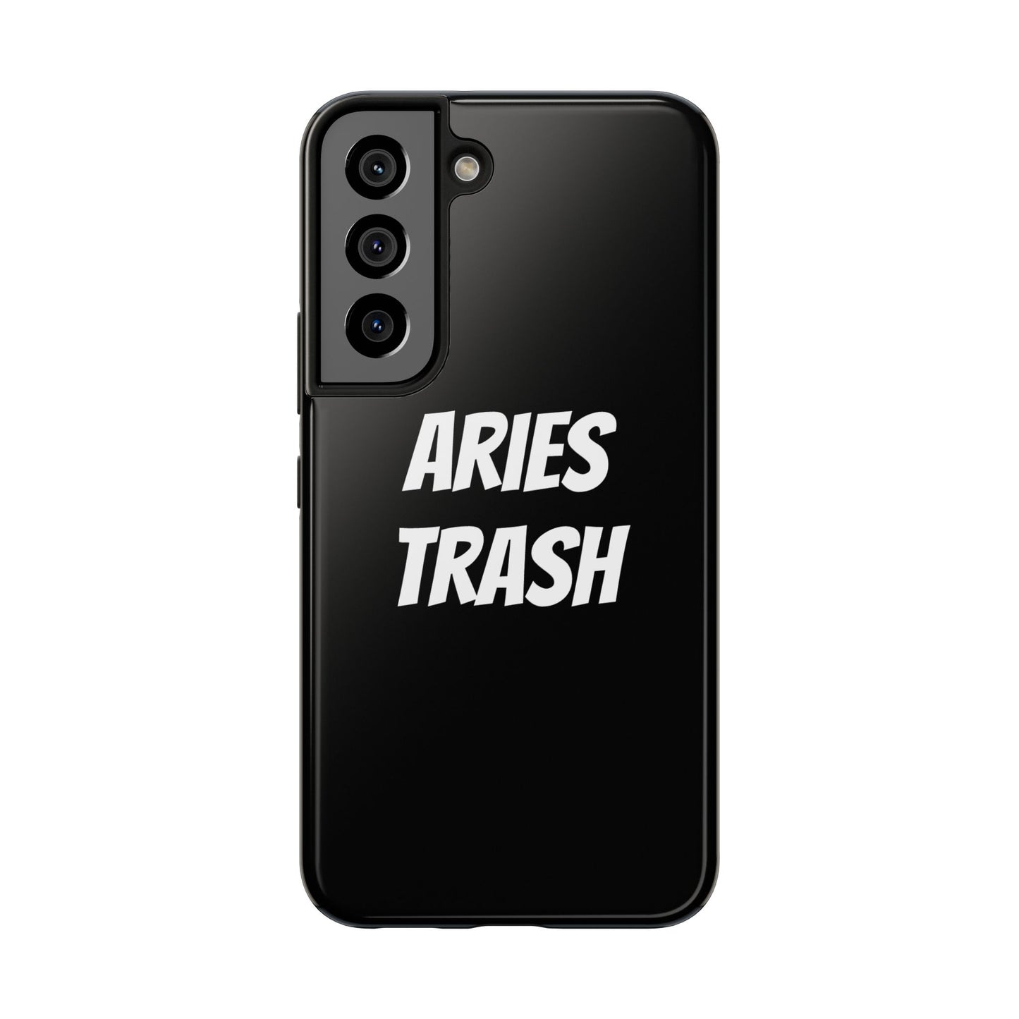 aries trash phone case