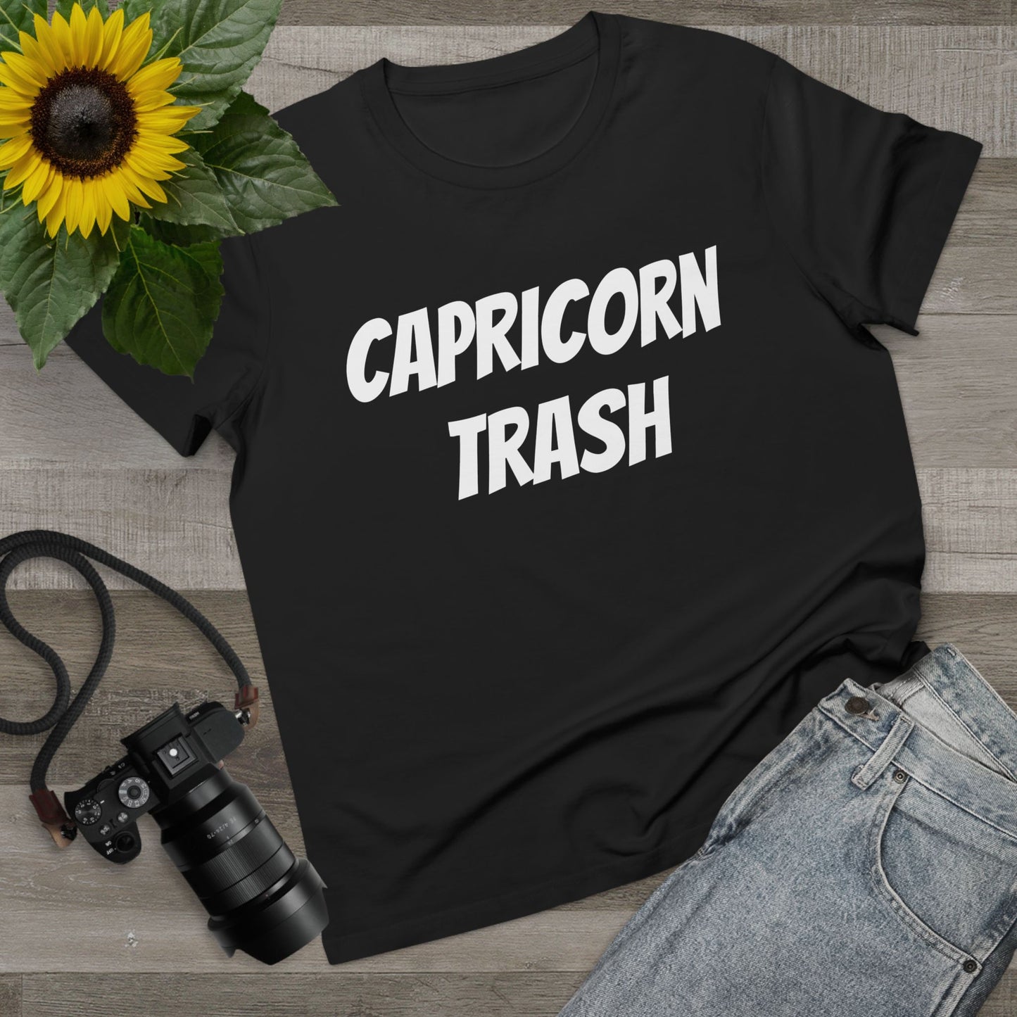 capricorn trash women’s tee