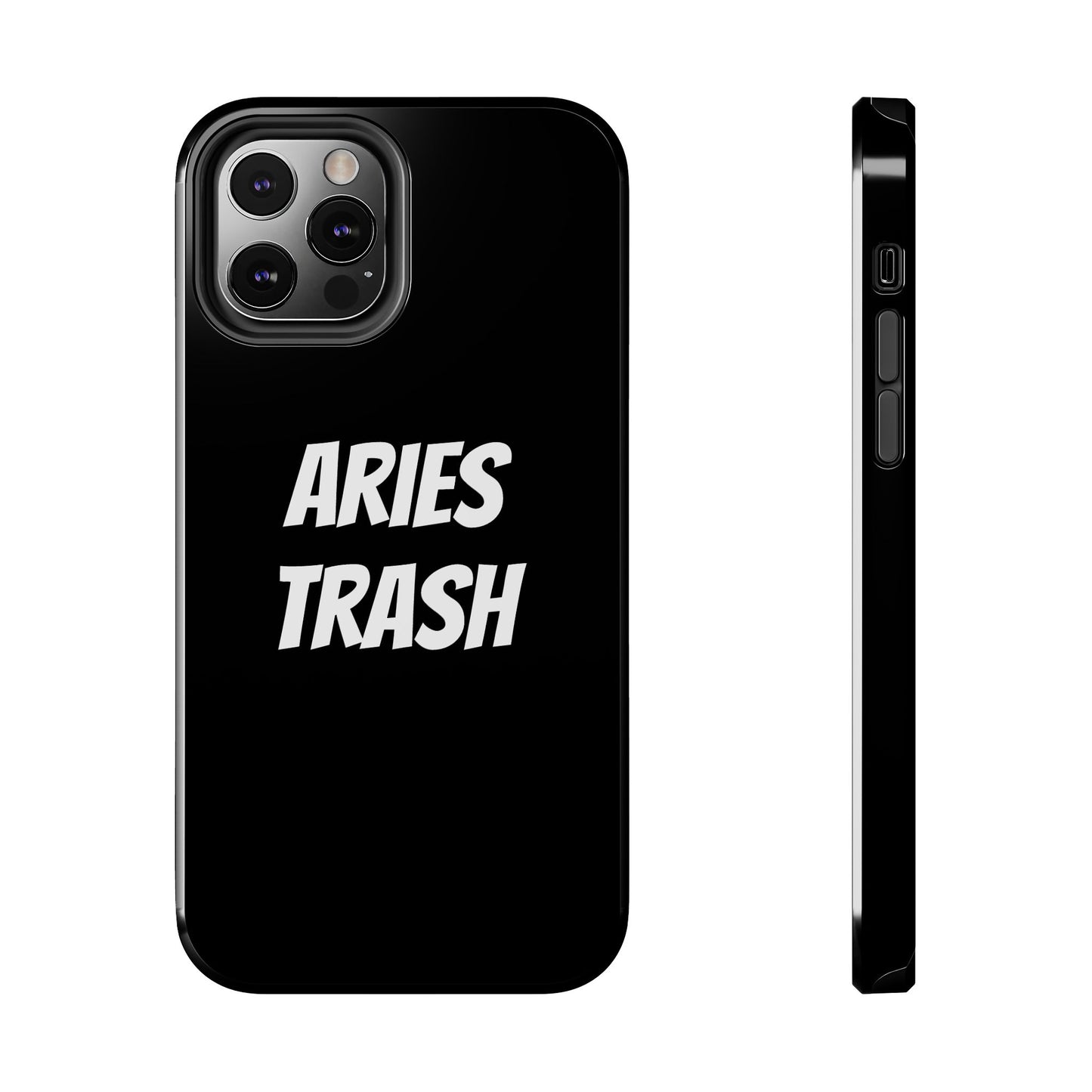 aries trash phone case