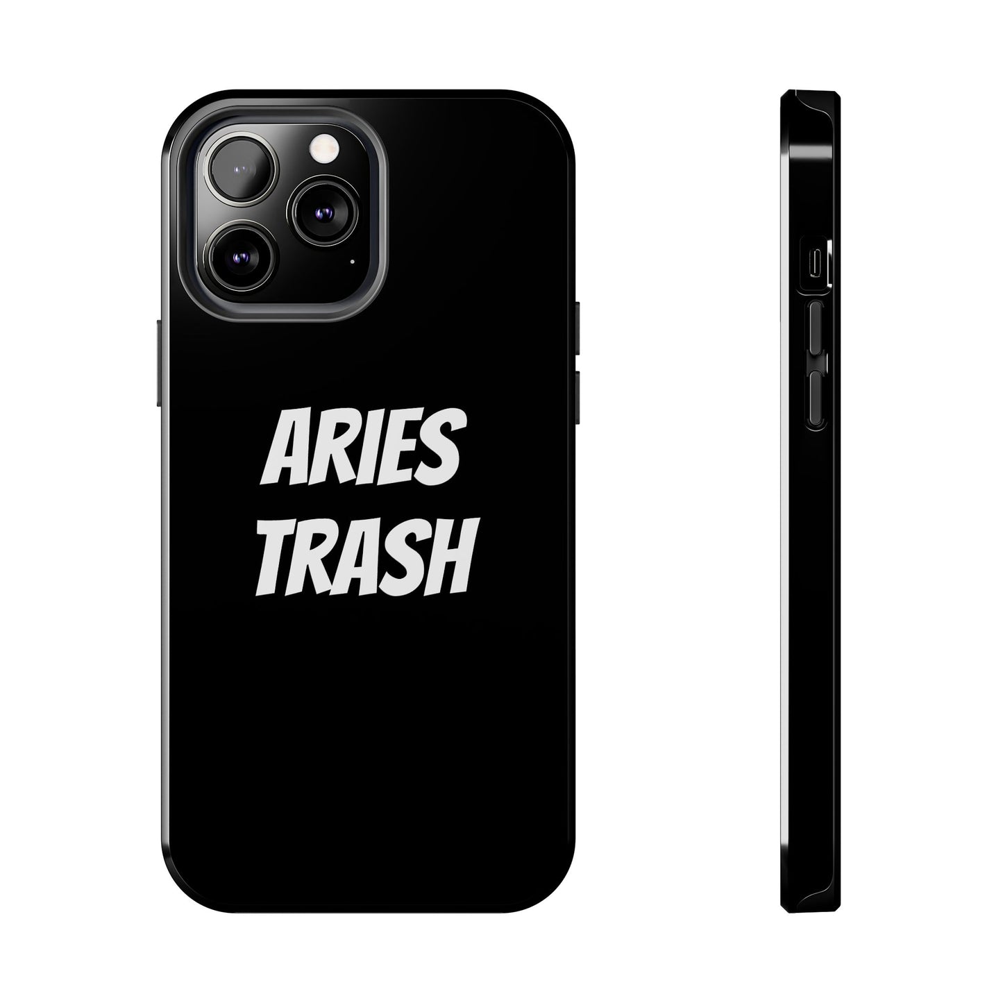 aries trash phone case