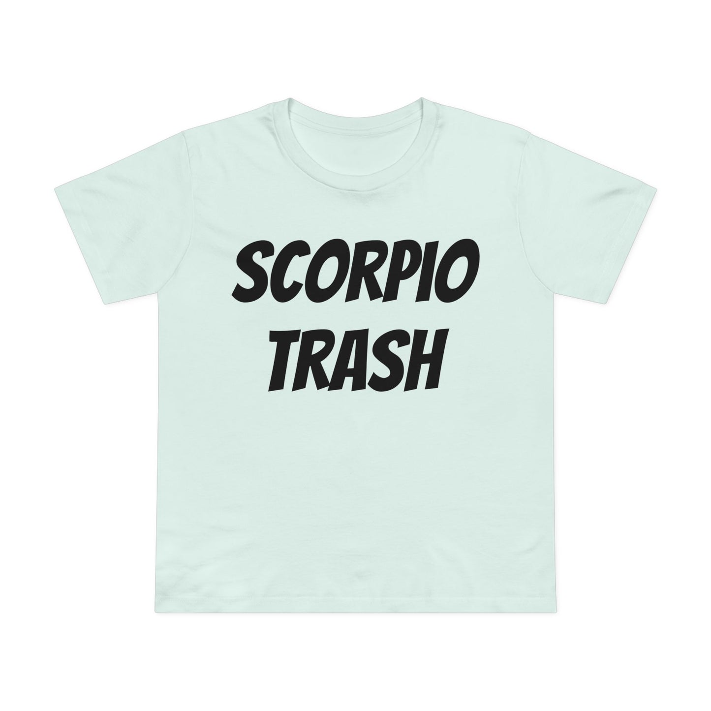 scorpio trash women’s tee