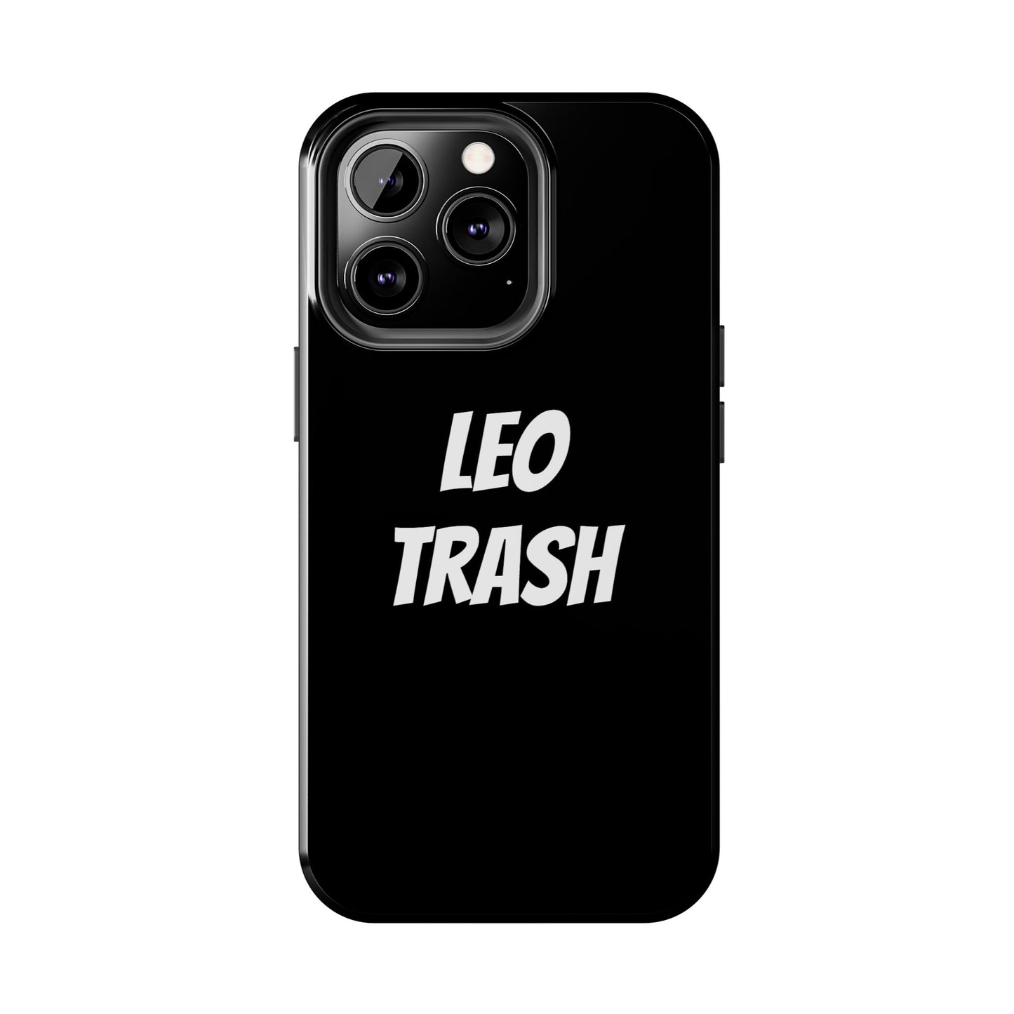 leo trash phone case