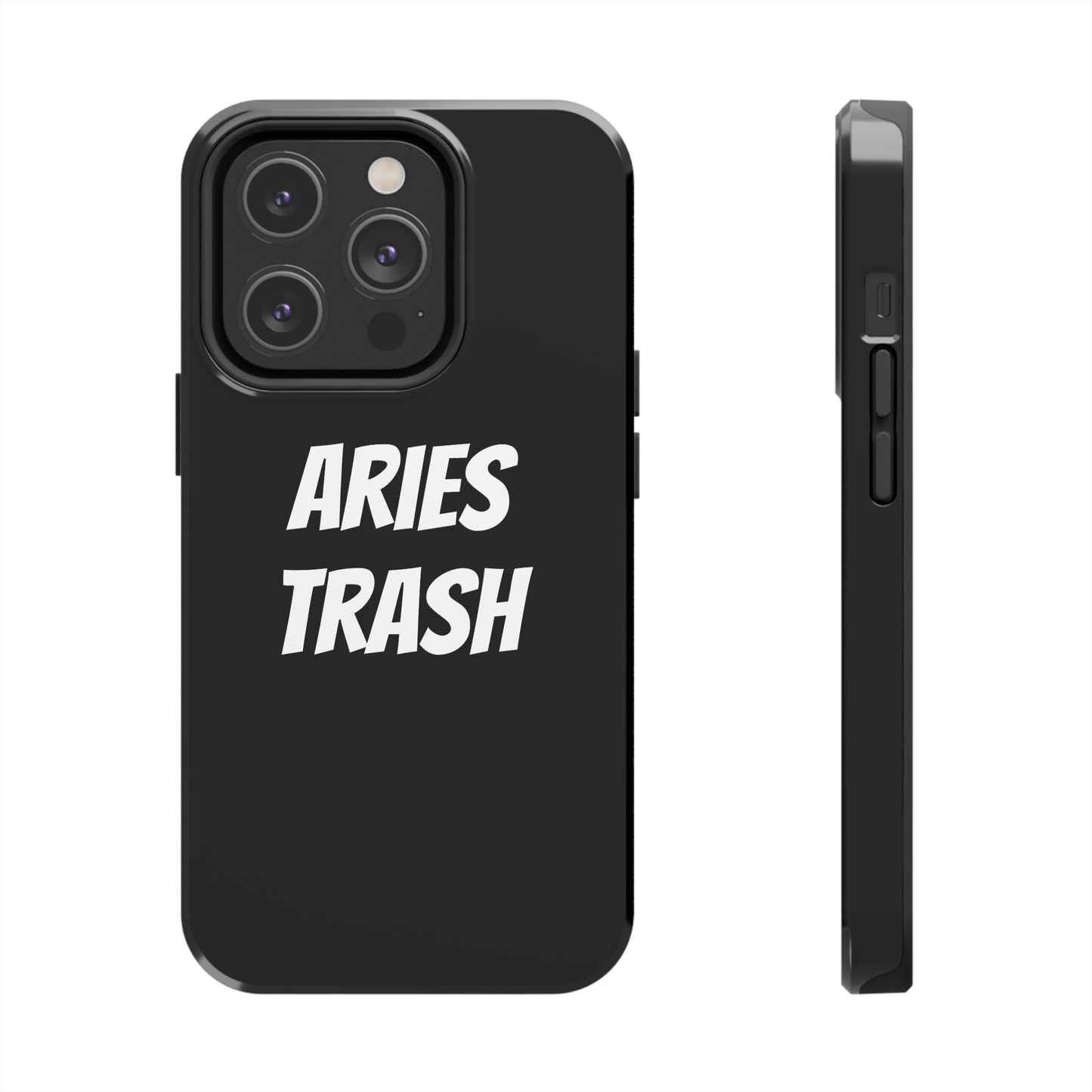 aries trash phone case