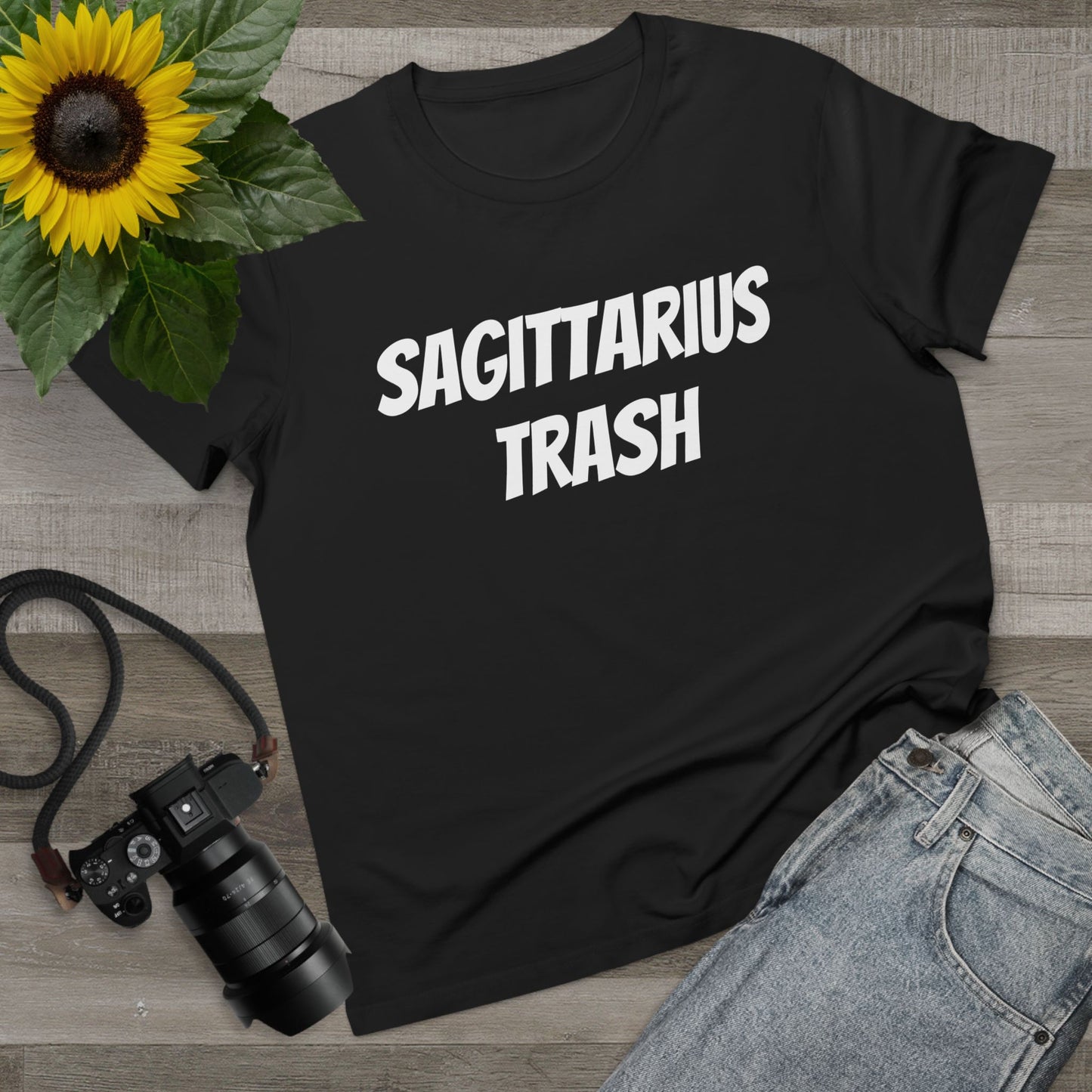 sagittarius trash women’s tee