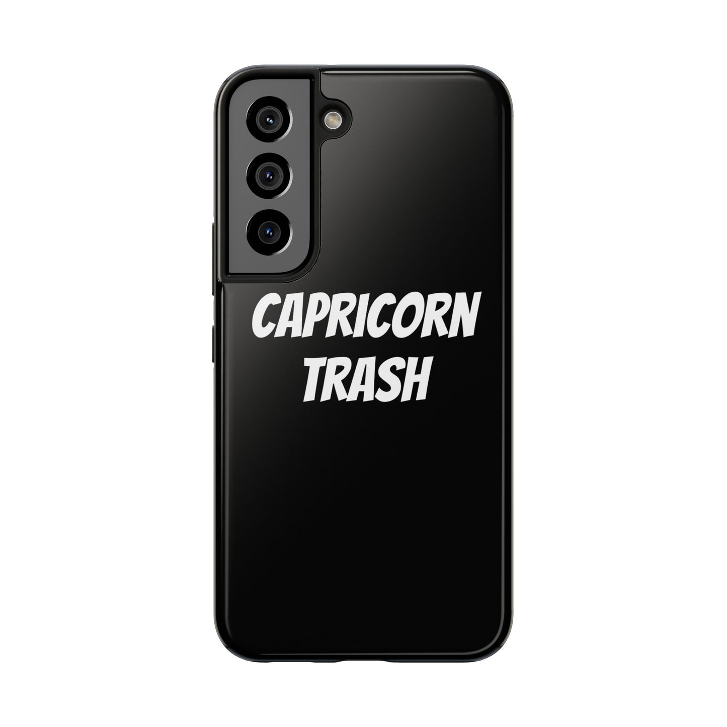 capricorn trash phone case