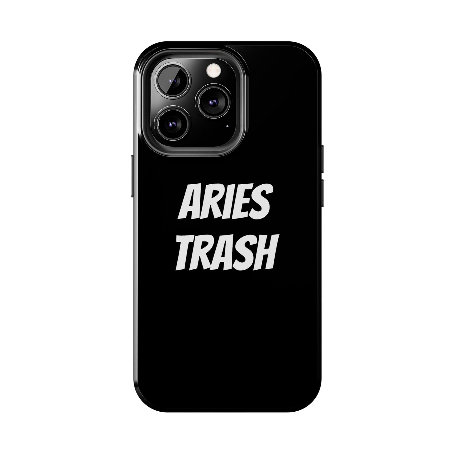 aries trash phone case