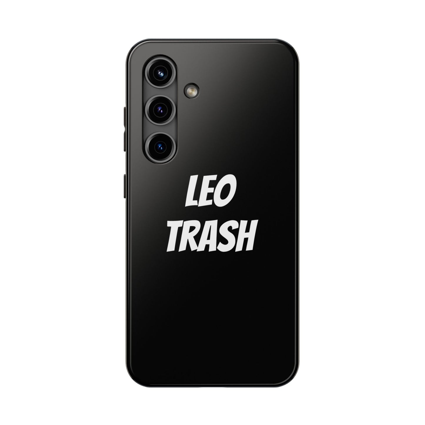 leo trash phone case