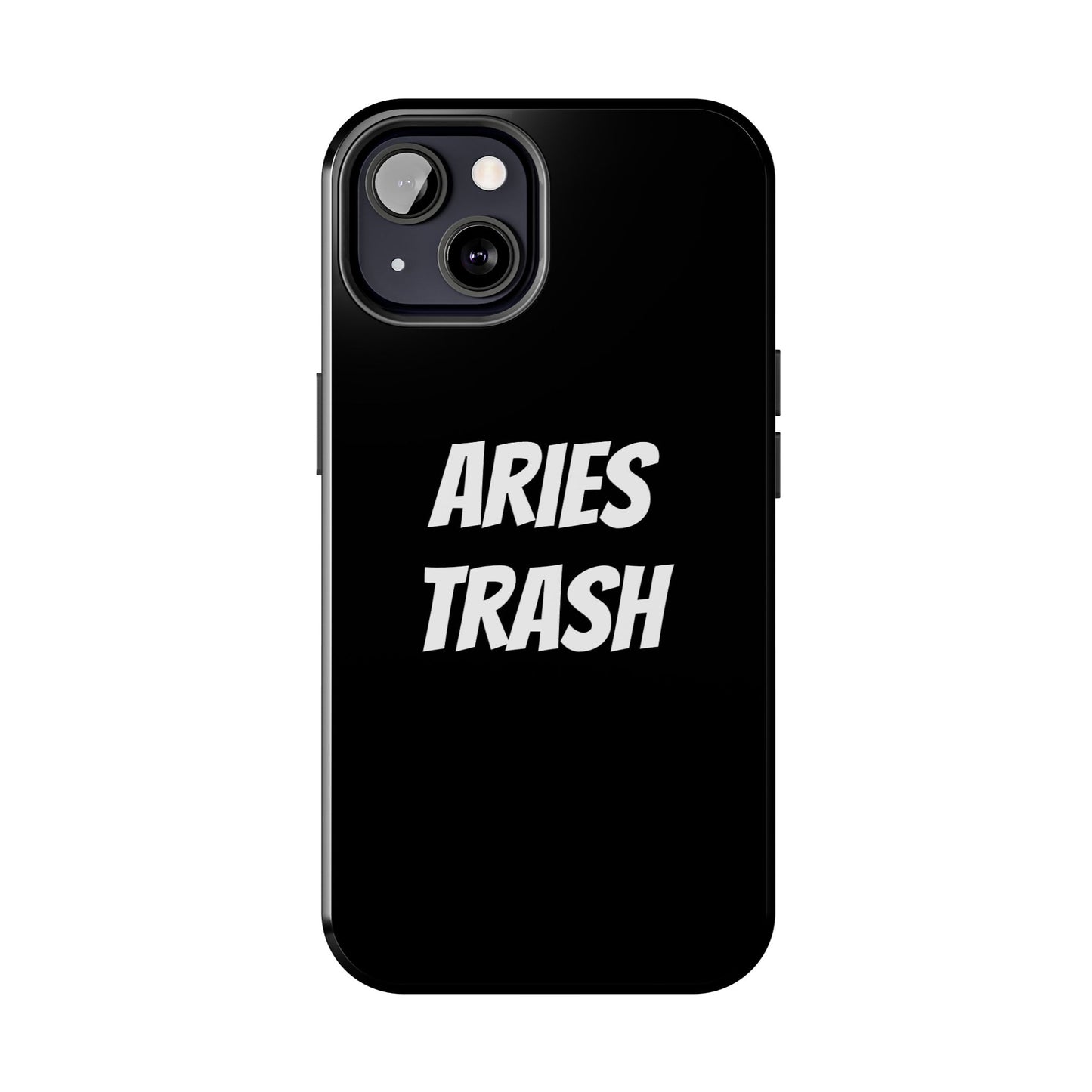 aries trash phone case