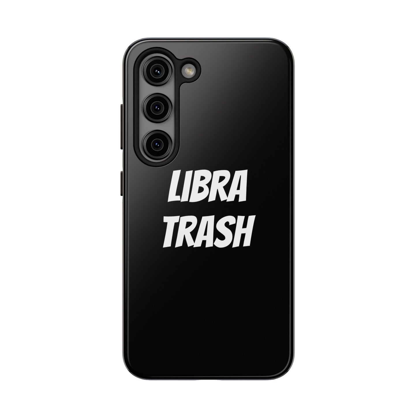 libra trash phone case