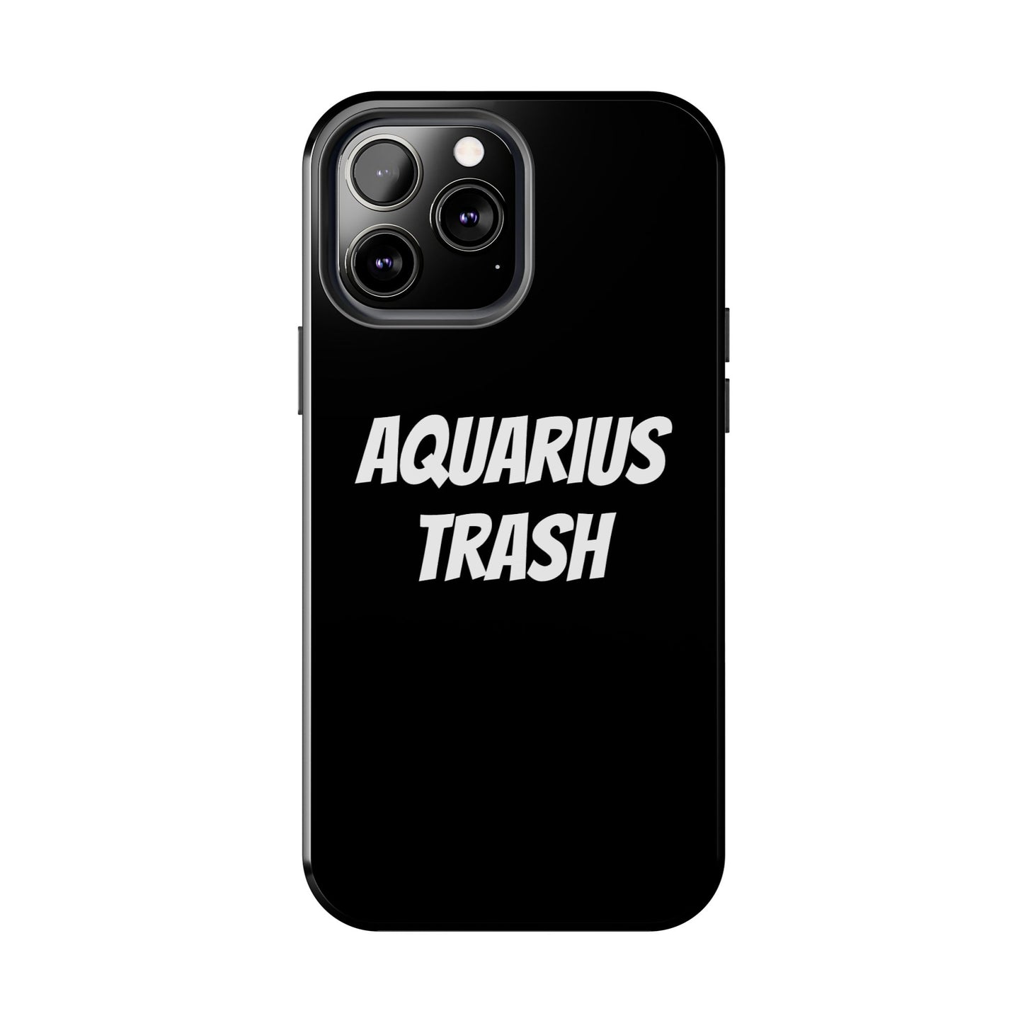 aquarius trash phone case