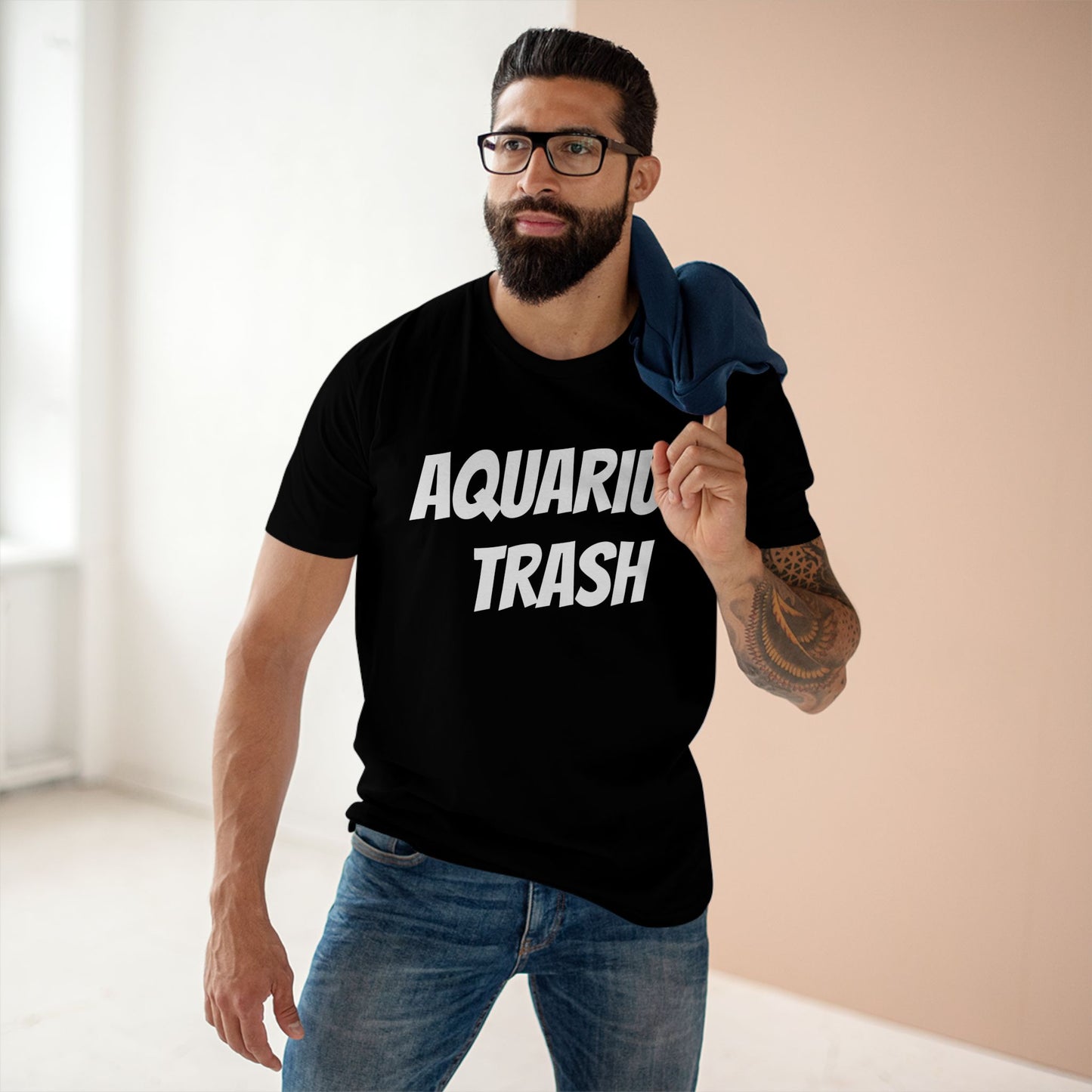 men's aquarius trash tee