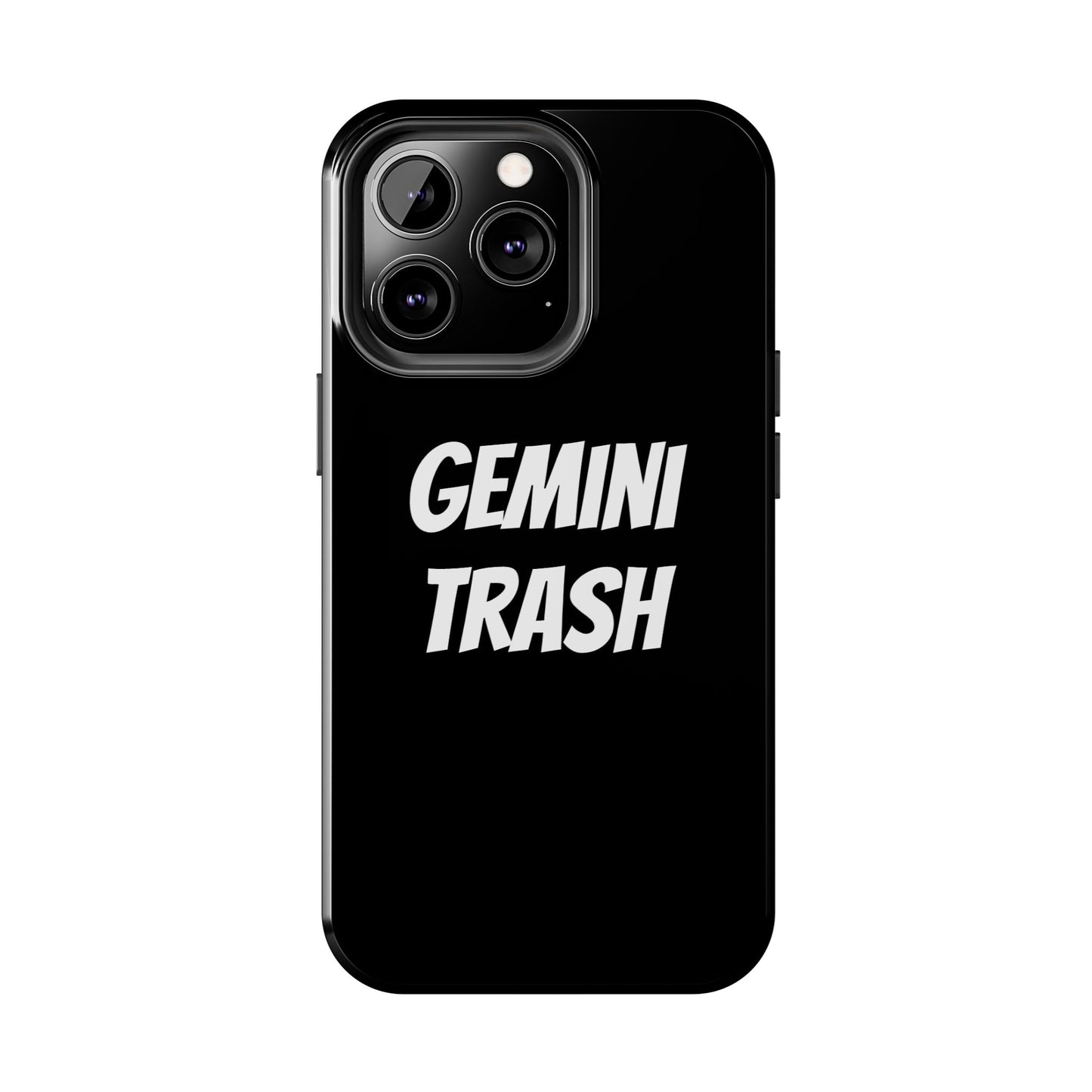 gemini trash phone case