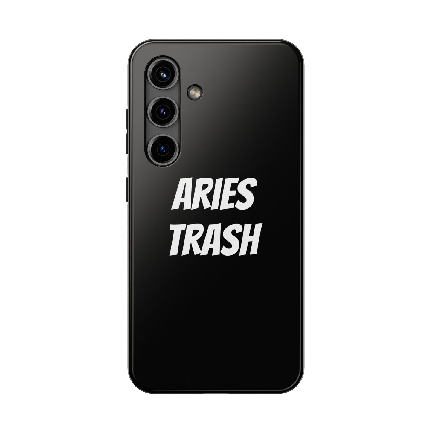 aries trash phone case