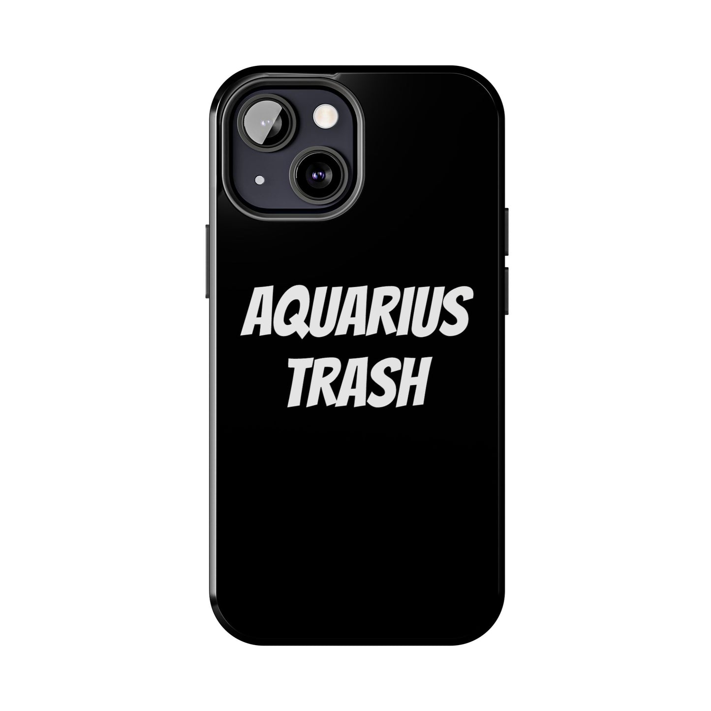 aquarius trash phone case