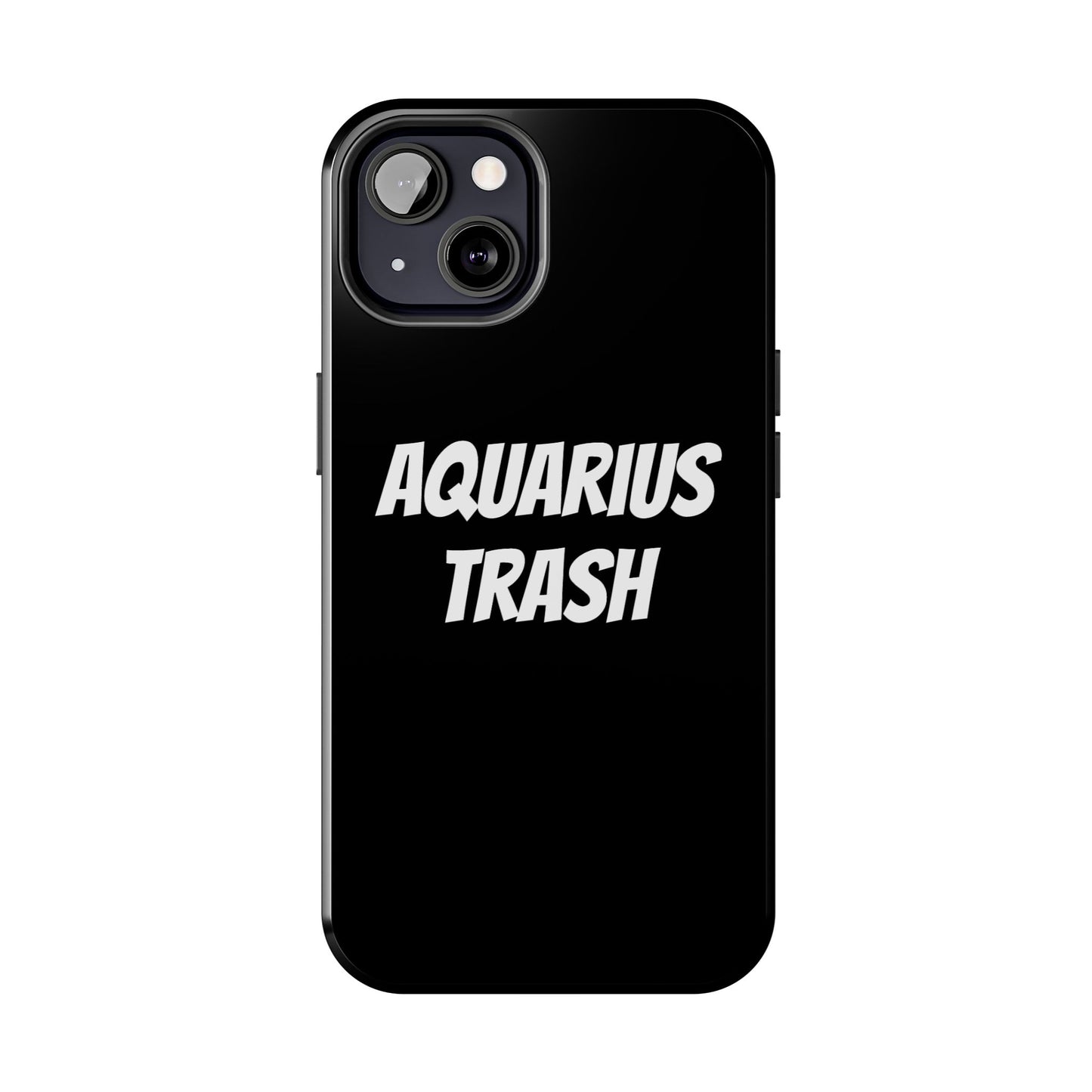 aquarius trash phone case