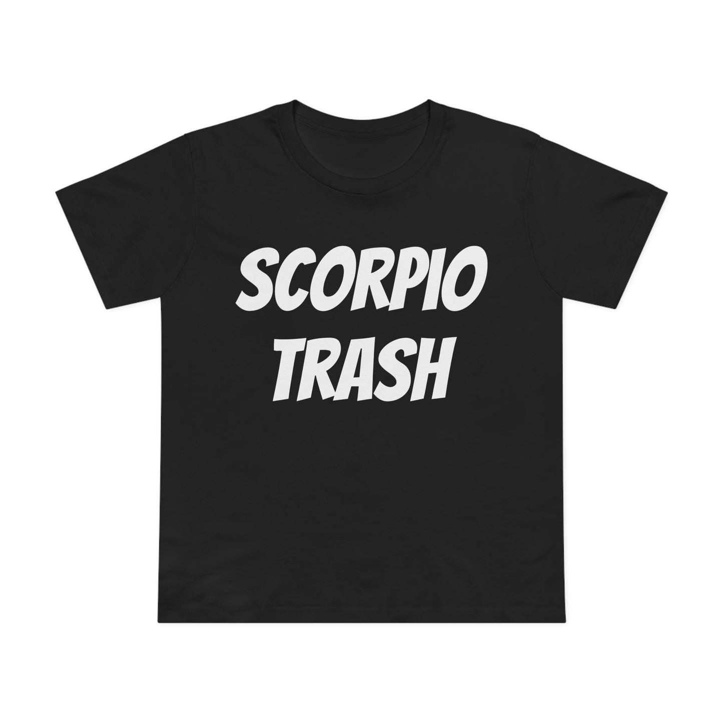 scorpio trash women’s tee