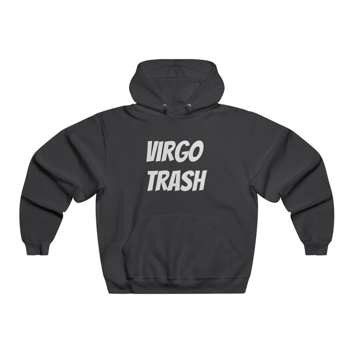 virgo trash men's hoodie