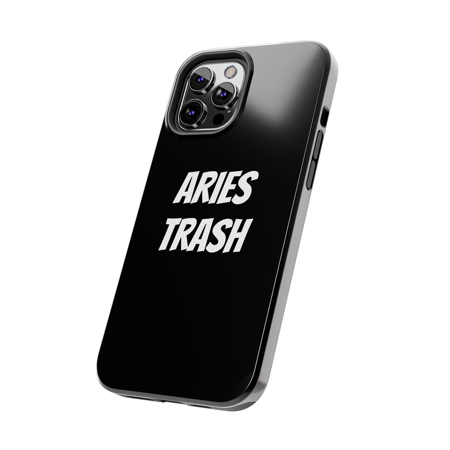 aries trash phone case