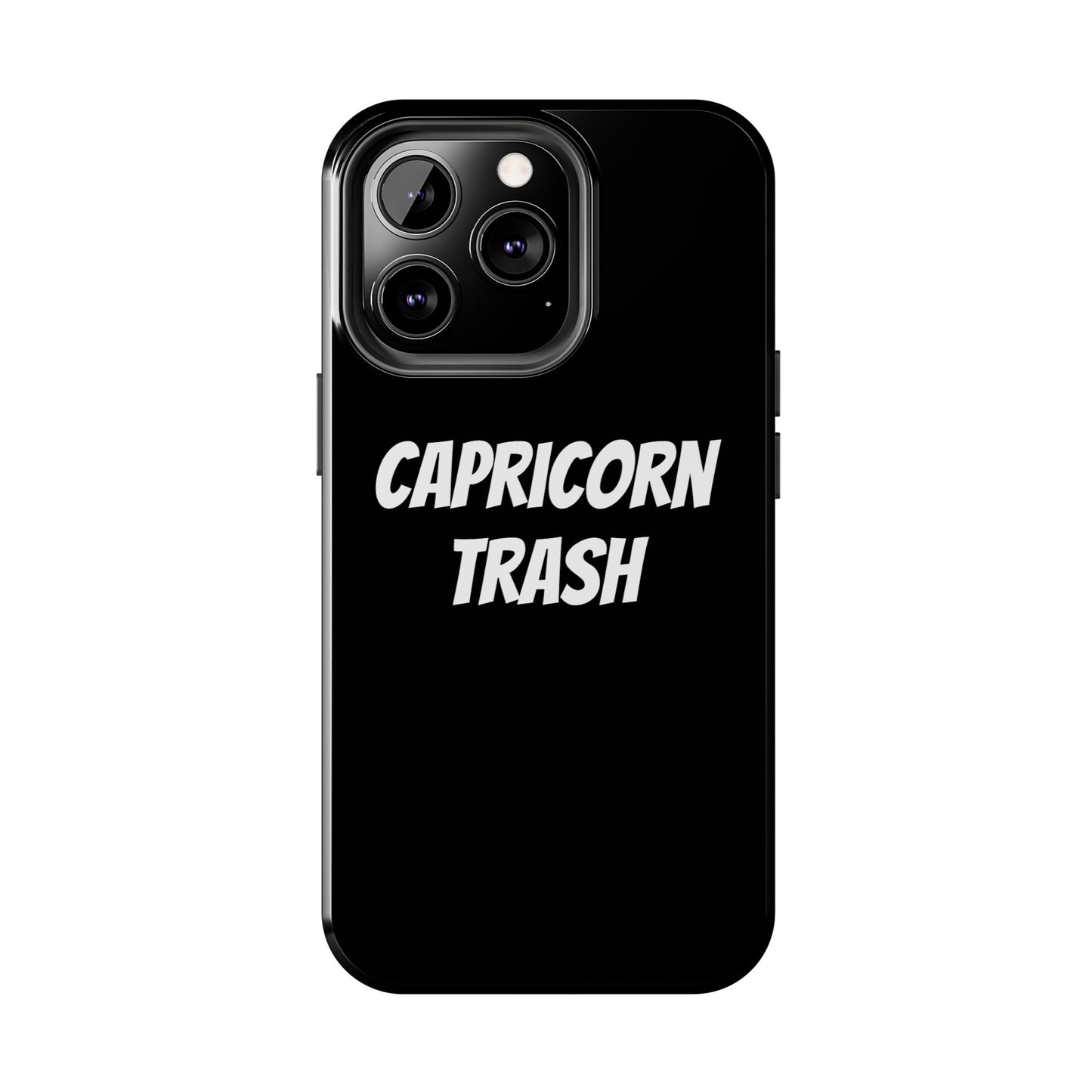 capricorn trash phone case