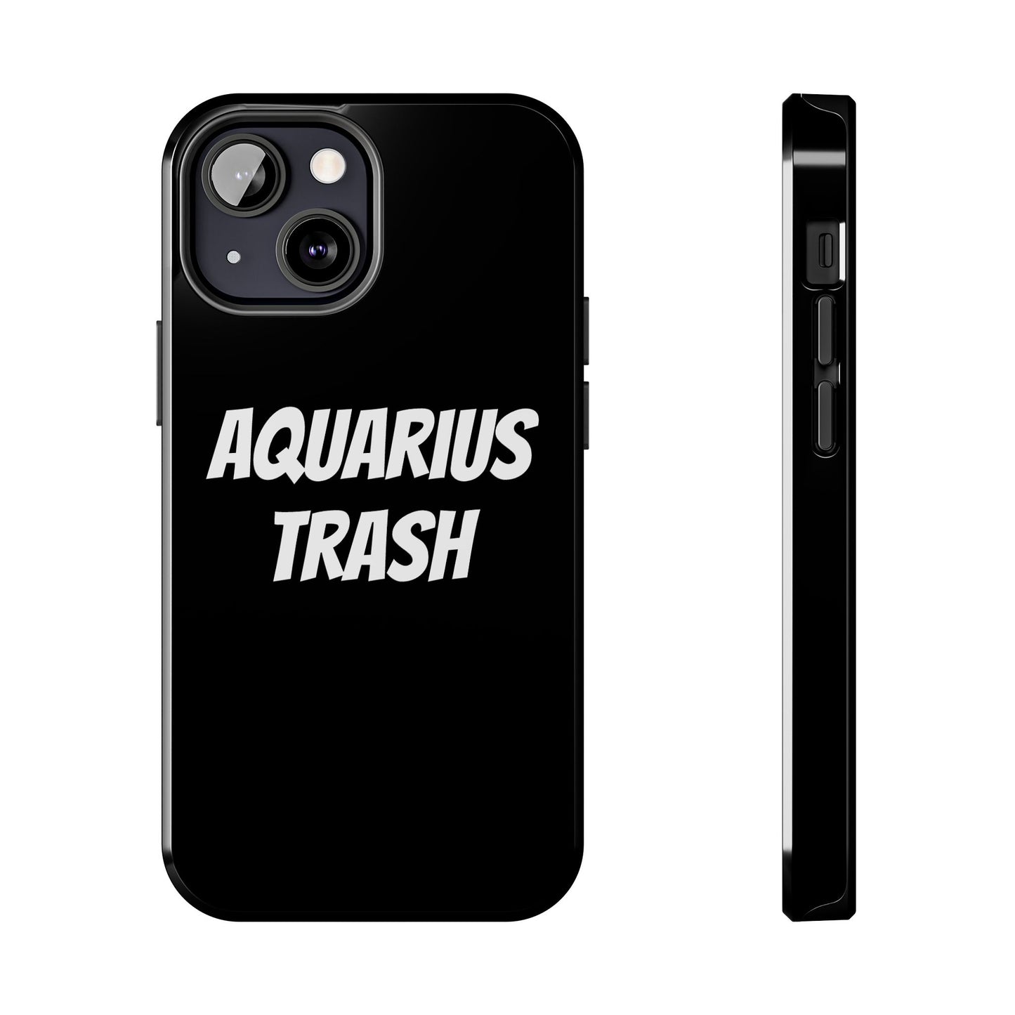 aquarius trash phone case