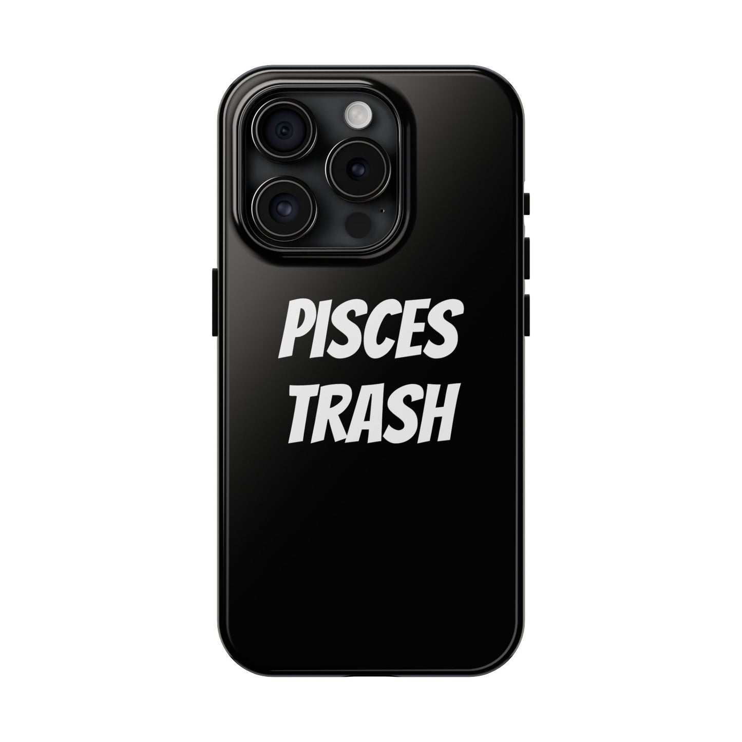 pisces trash phone case